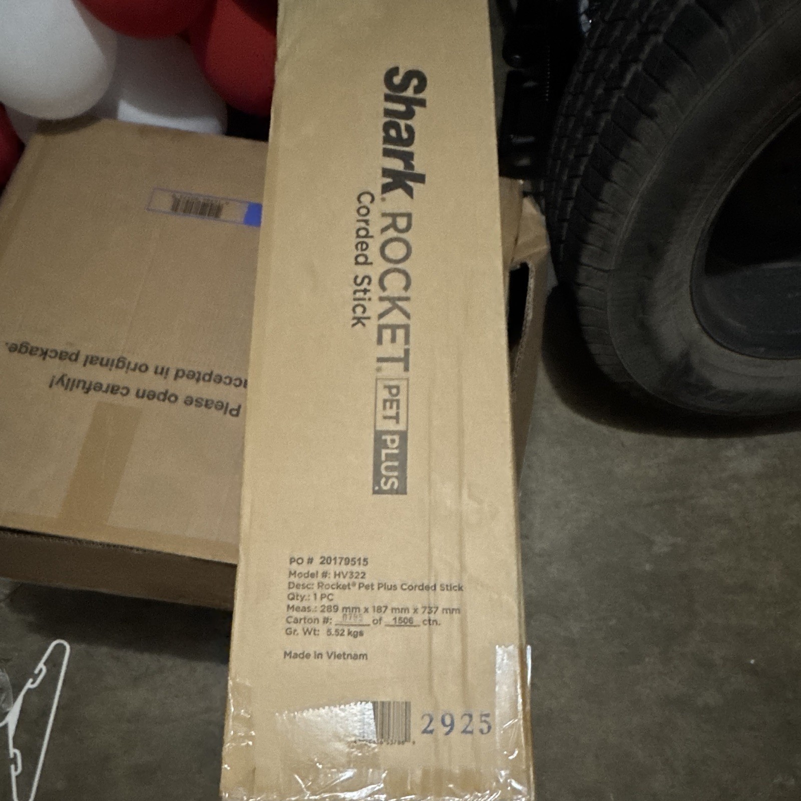Shark Rocket Pet Plus Corded Stick Vacuum Pet Hair Removal HV322