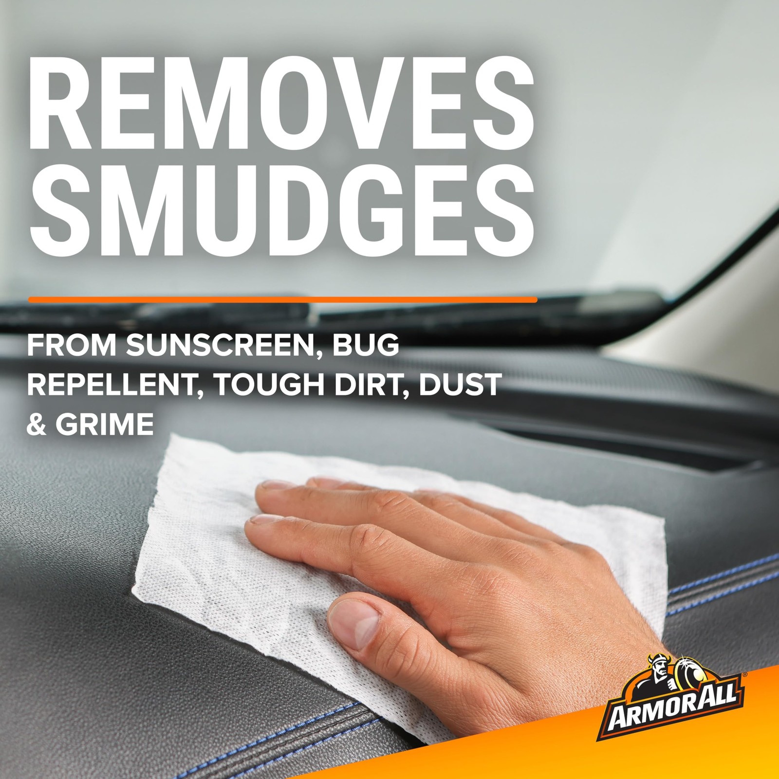Armor All Car Interior Cleaner Wipes 60 Count Multi Surface Fresh Scent