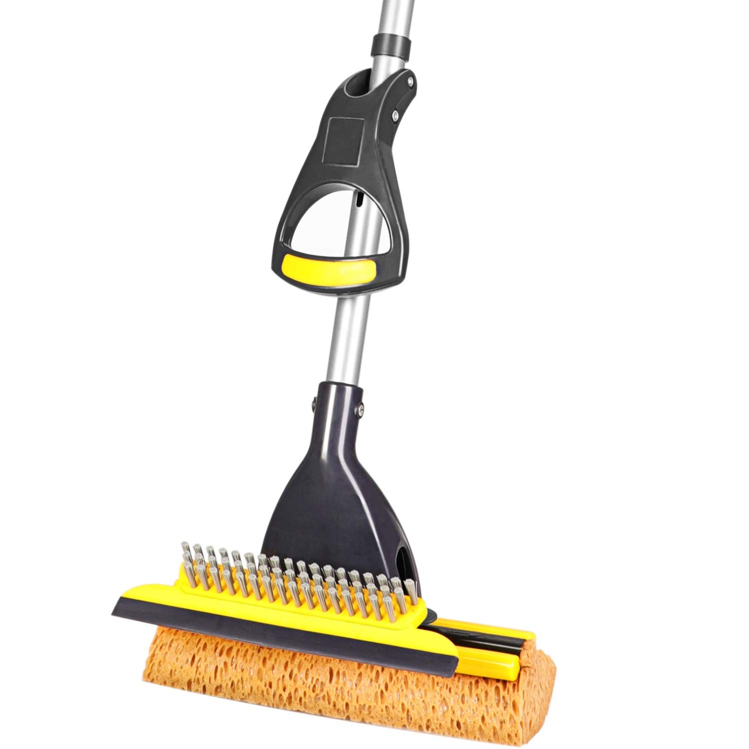 Yocada Sponge Mop Home Commercial Use Tile Floor Bathroom Garage Cleaning wit…
