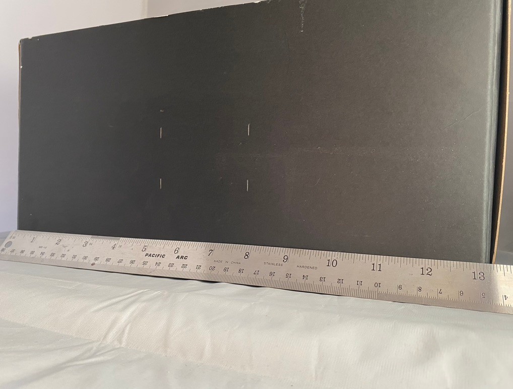Ikea Kassett Single Large Storage Box Black 33x25x17 CM 13x10x6 7/8 IN Used