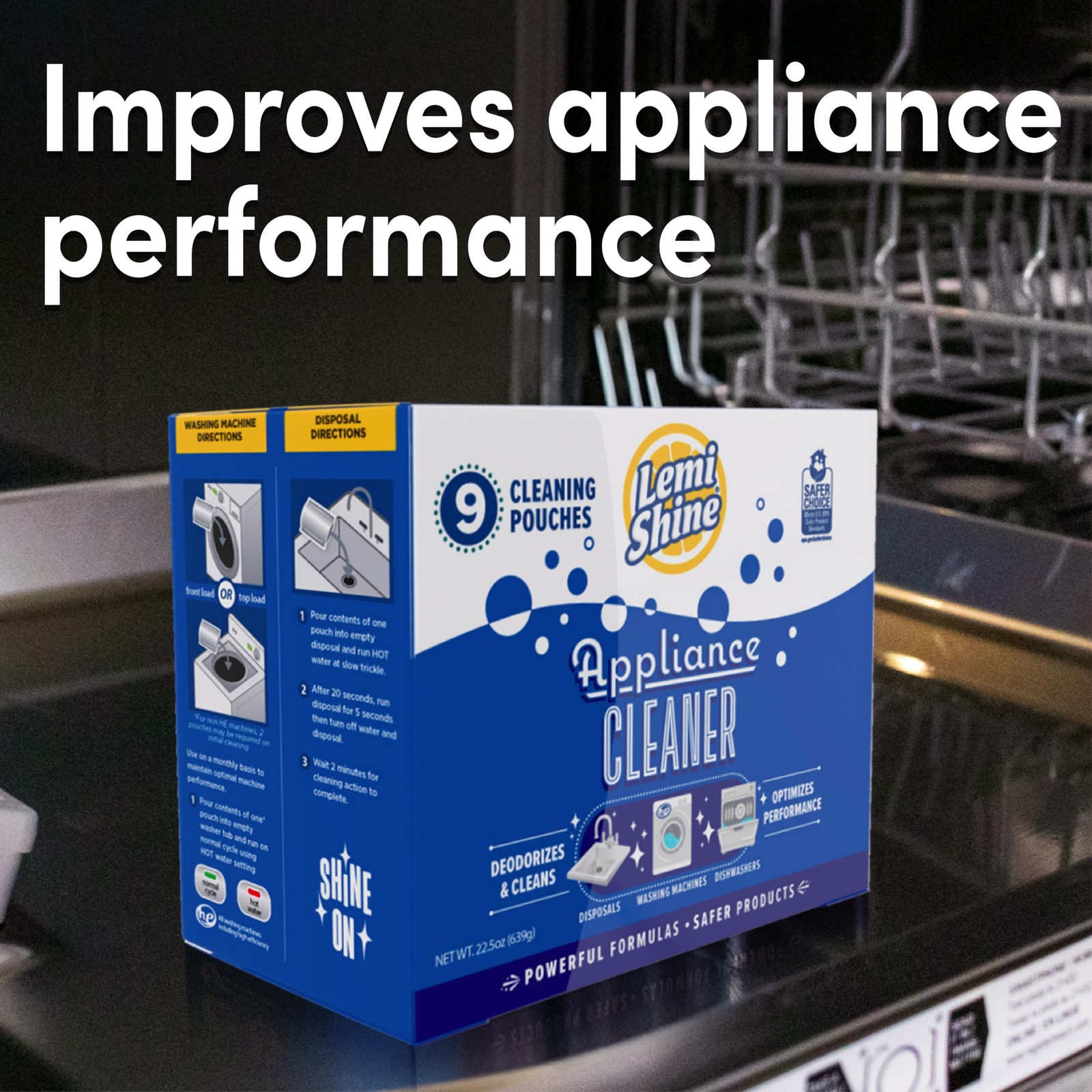 Appliance Cleaner & Deodorizer | Powered By Citric Acid | 100% Guaranteed To Cle