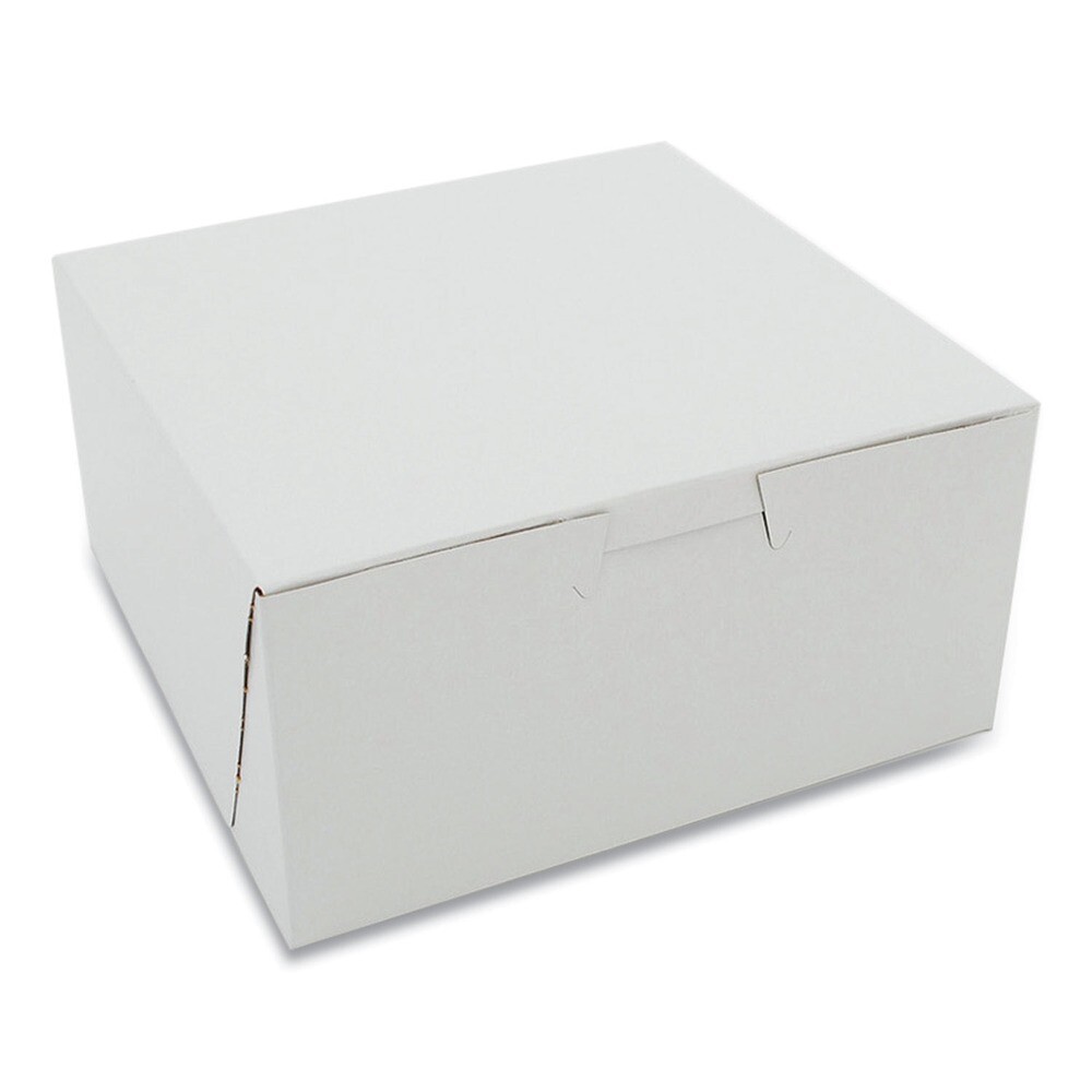 SCT 1505 3″ x 6″ x 6″ Standard Non-Window Bakery Boxes – White (250/CT) New