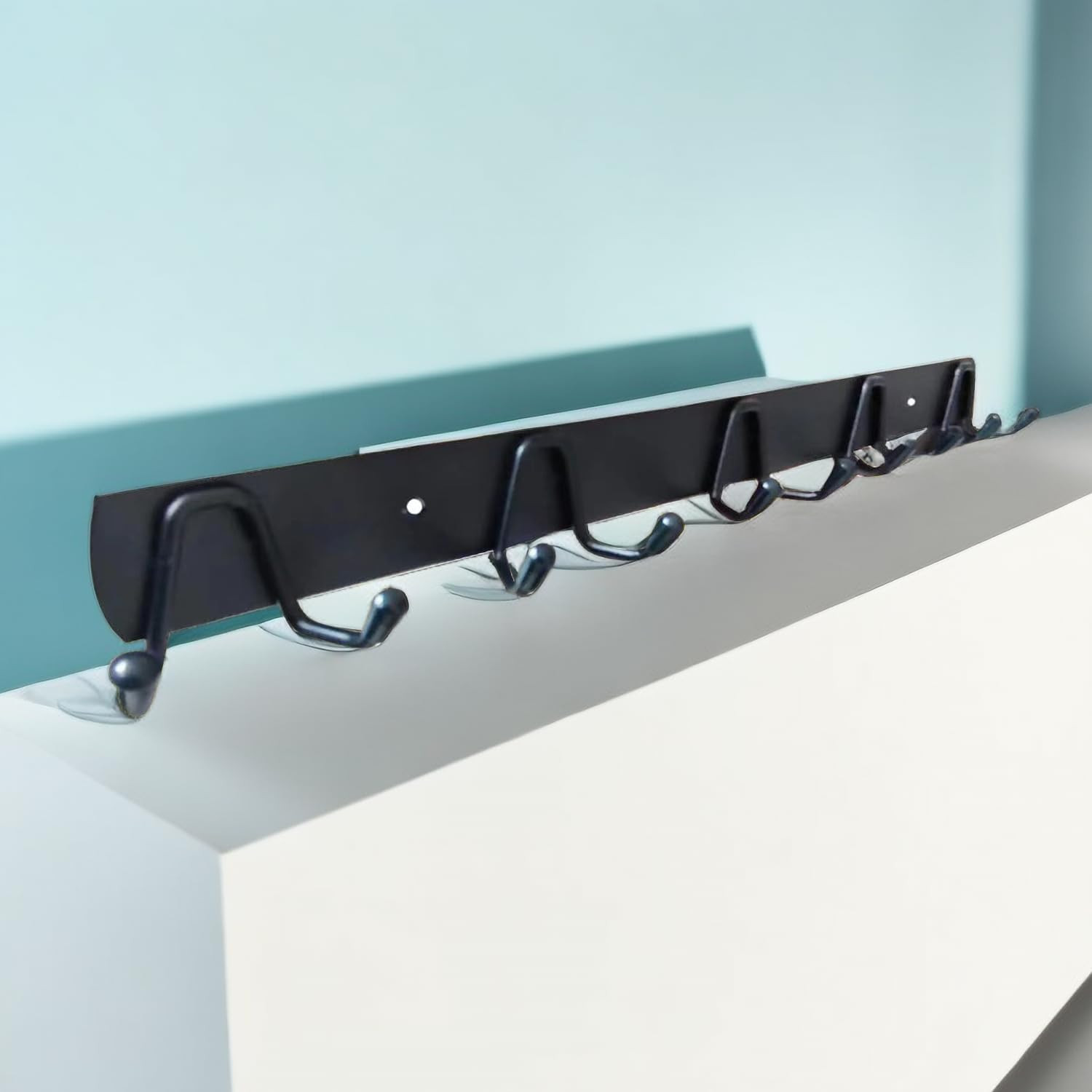 Coat Rack Wall Mounted with 5 Coat Hooks for Hanging, Metal Wall Coat Rack for H
