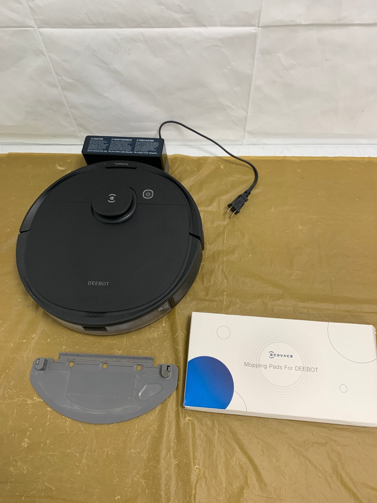 Ecovacs Deebot Ozmo N8 Robot Vacuum Cleaner & Mop – Black