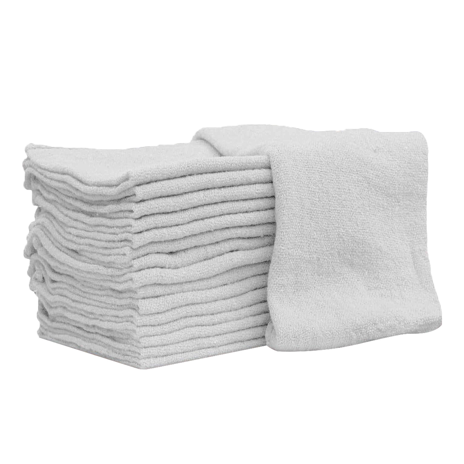 New Industrial A-Grade White Shop Towel 13×14 inch Multipurpose Cleaning Towel