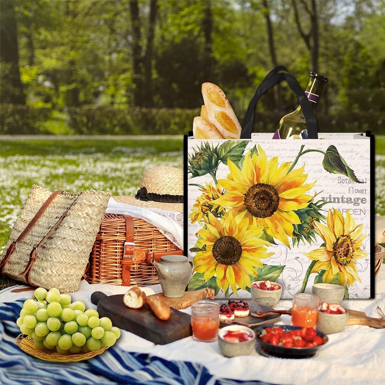 Reusable Grocery Shopping Bags Extremely Durable Multi Use Large Stylish Fun …