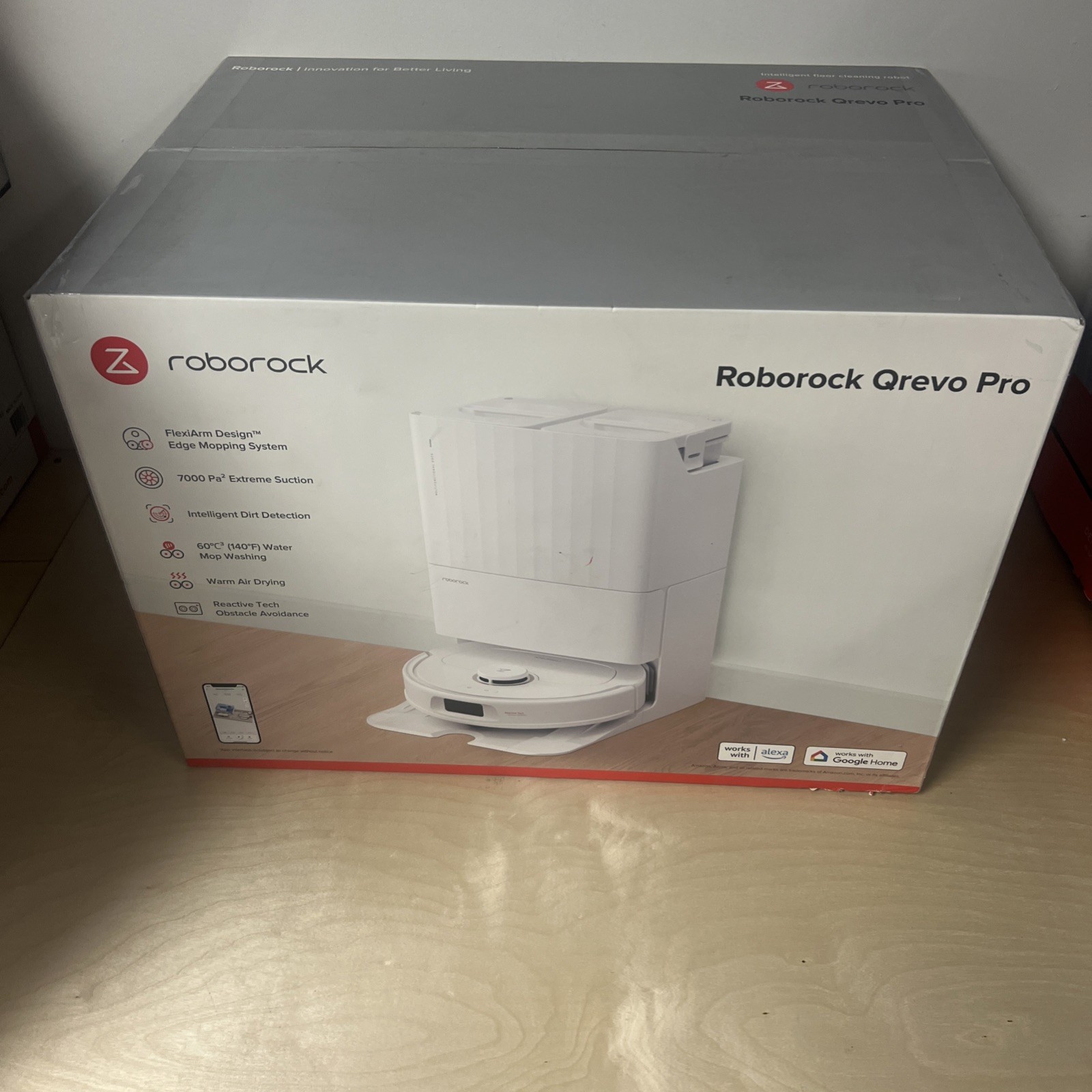 Roborock Qrevo Pro – Intelligent Robot Vacuum & Mop New