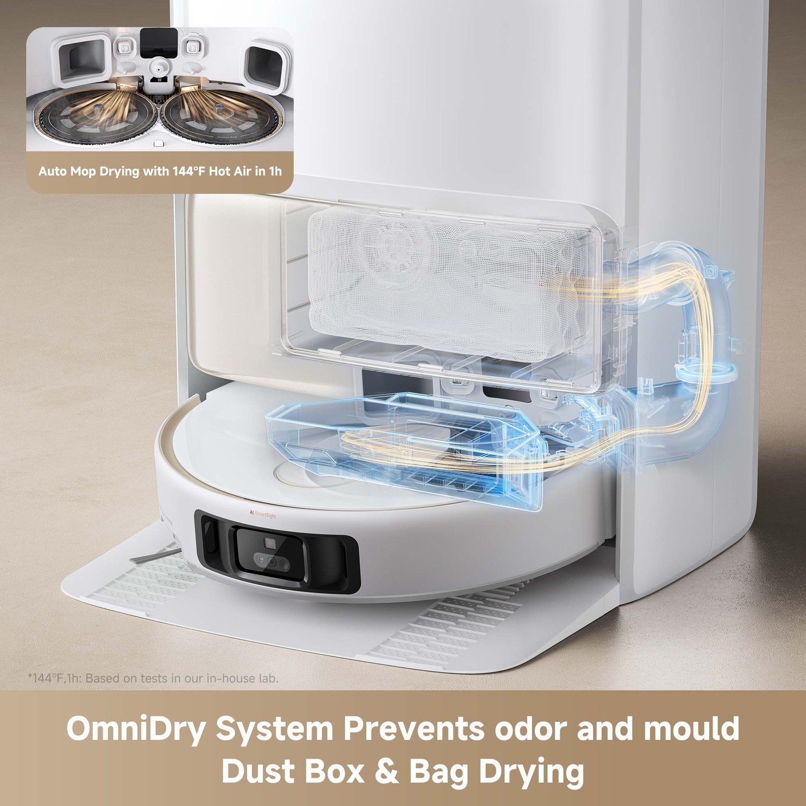 MOVA V50 Ultra Complete Refurbished B robot vacuum cleaner with mopping, 24kPa