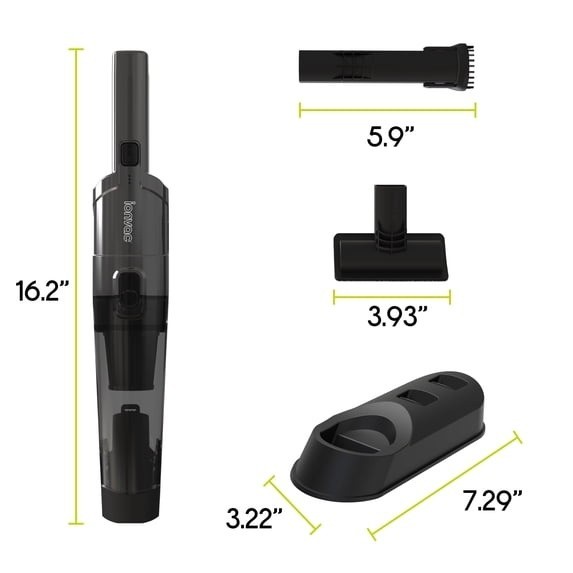 IonVac PowerMax Handheld Cordless Vacuum, Multi-Surface Lightweight Portable Vac