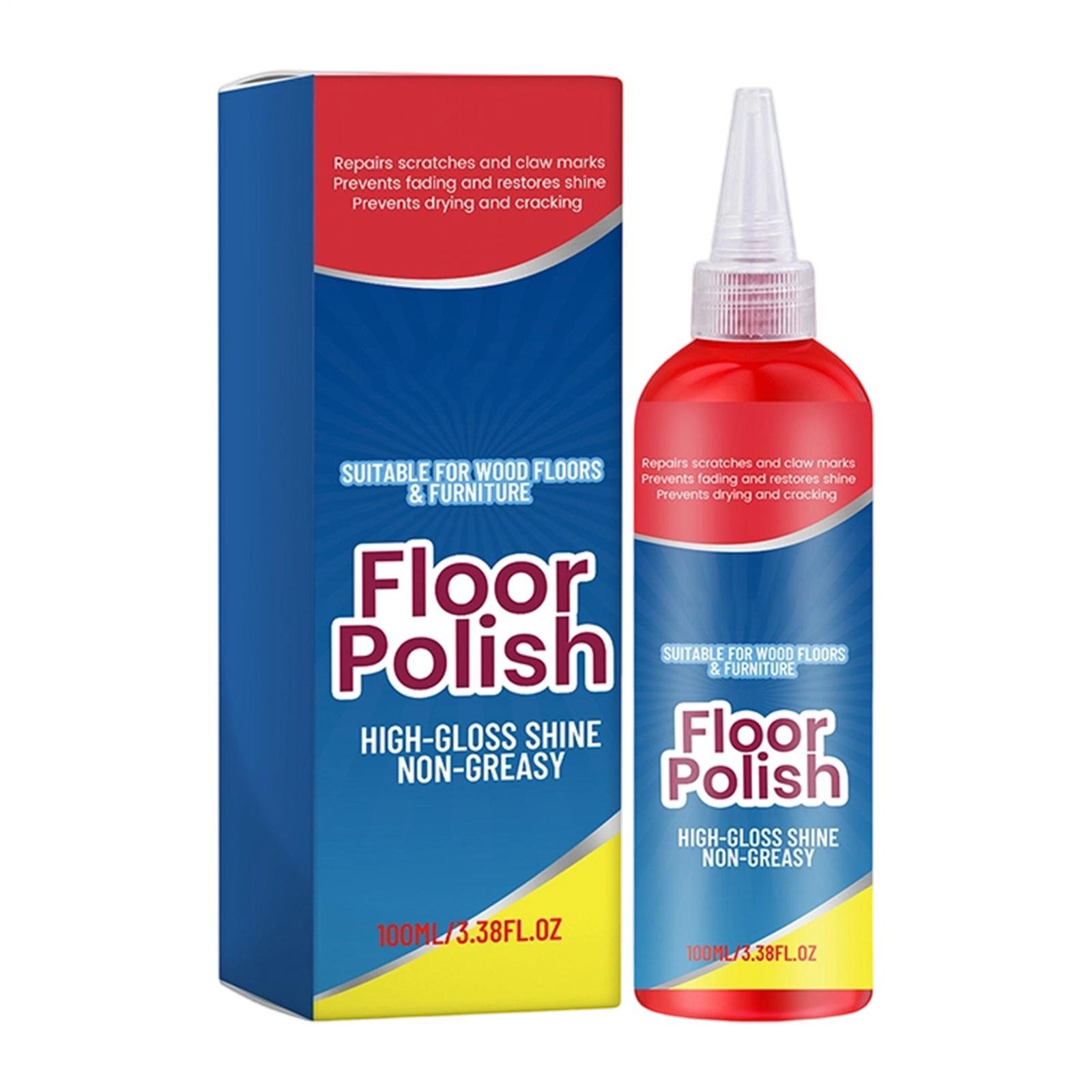 Wood Floor Polish Furniture Repair Polish High Gloss Shine Restorer Non-Greasy