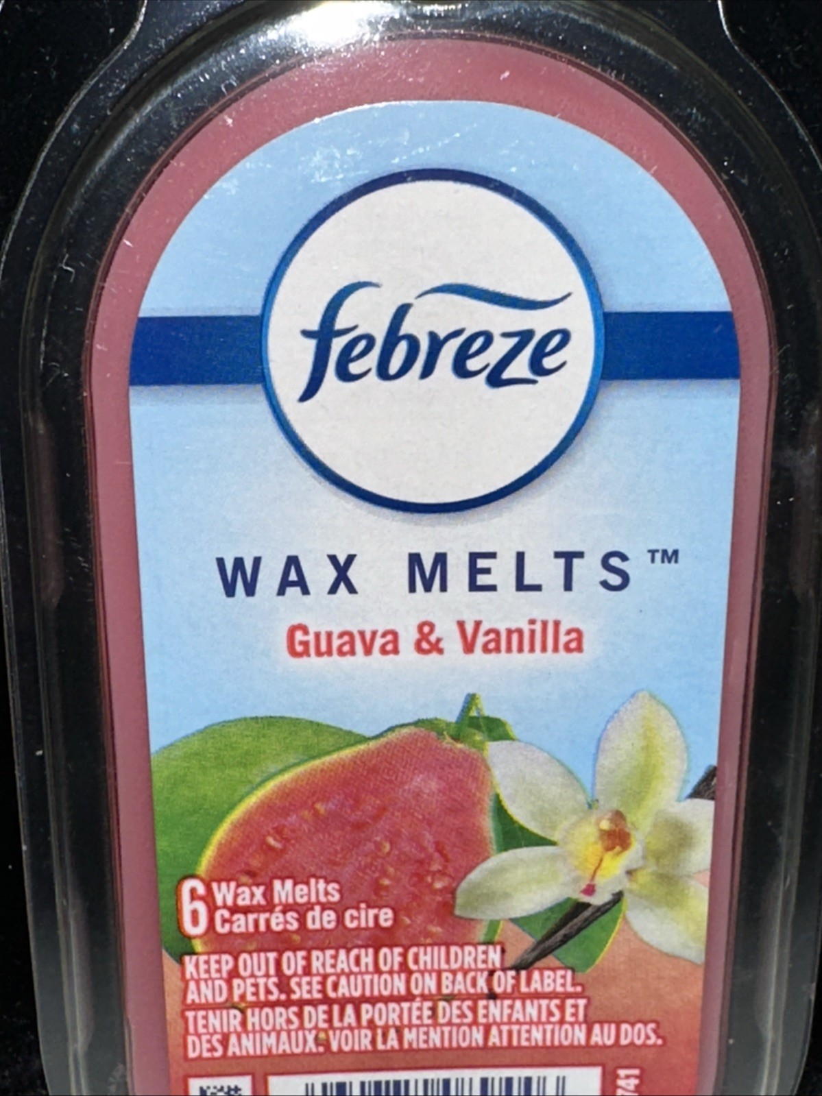 12 PACK Febreze GUAVA & VANILLA Wax Melts Air Freshener 36 TOTAL FREE SHIP