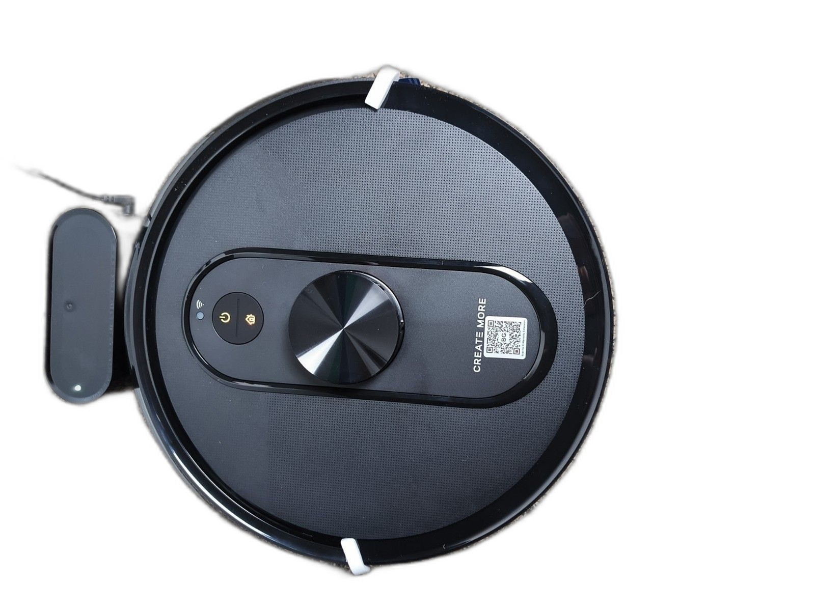 Create More BL20 Robot Vacuum, Wi‑Fi Mapping, Vacuum & Mop, Black w/ Dock