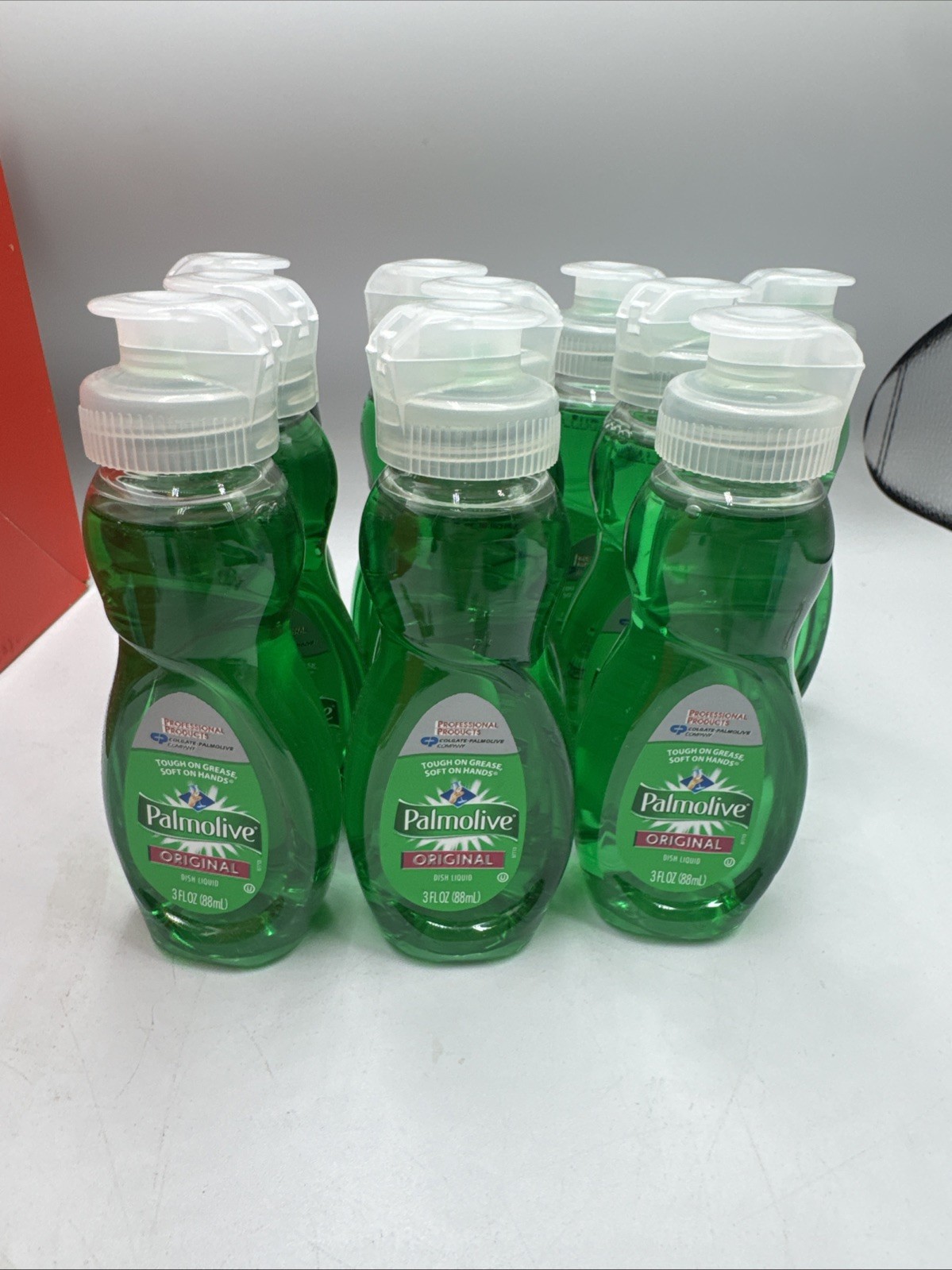Lot of 10 Palmolive Original Travel Size Liquid Dish Soap 3 Fl Oz Bottles
