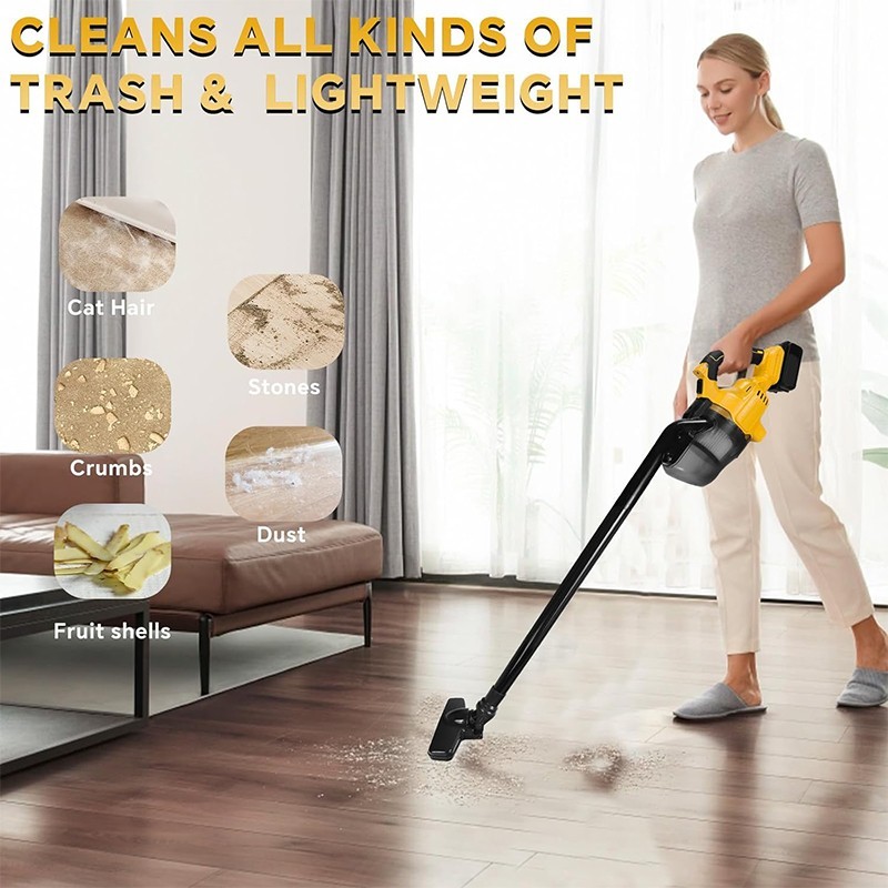 Cordless Handheld Vacuum Cleaner W/ Washable HEPA Filter DeWalt 20V Battery New