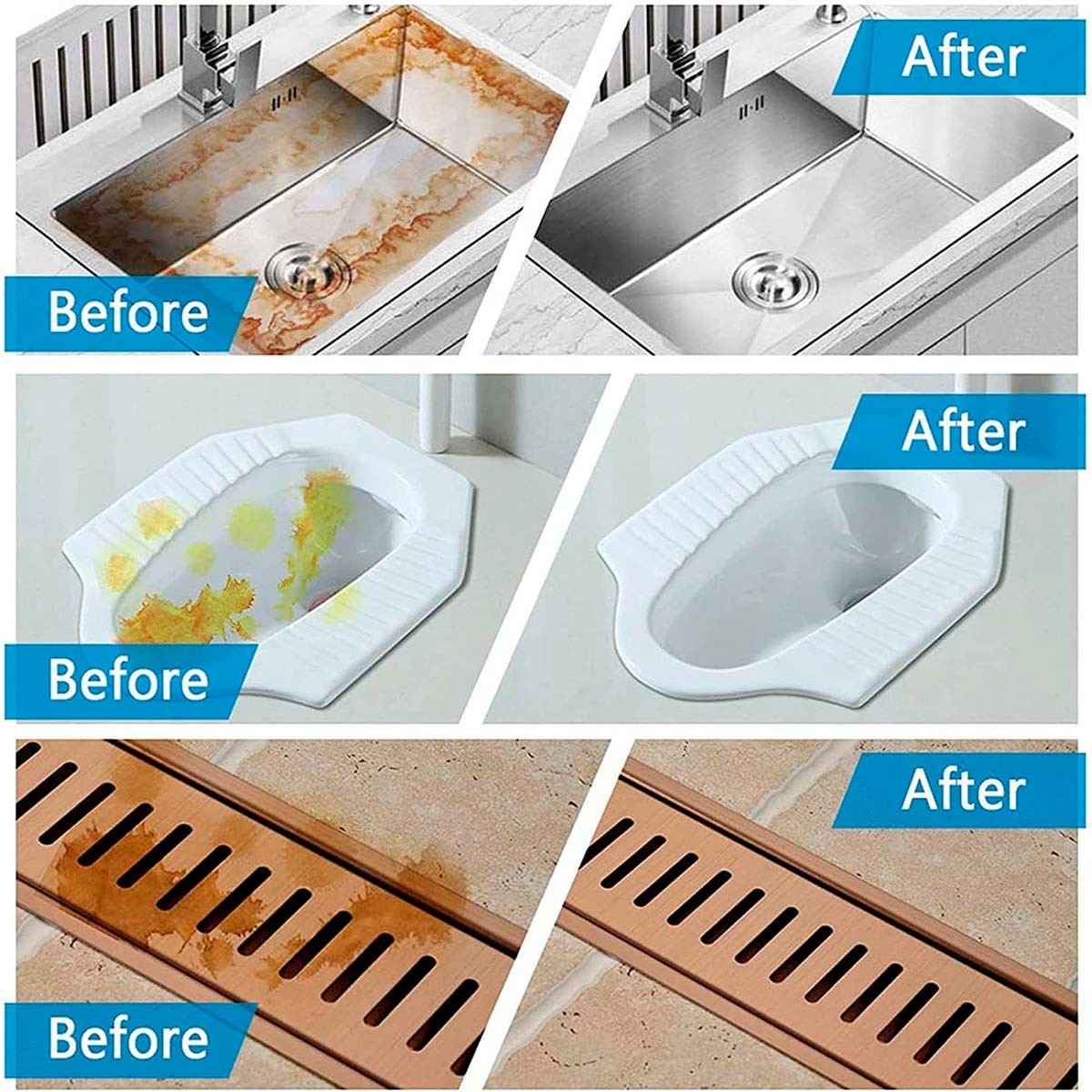 TurboClean Multi-Surface Powder Cleaner – Helps Reduce Buildup on Sinks, Drains