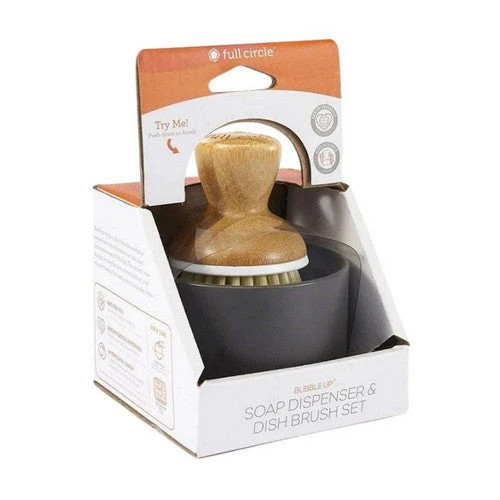 Bubble Up Soap Dispenser & Dish Brush 1 CT By Full Circle Home
