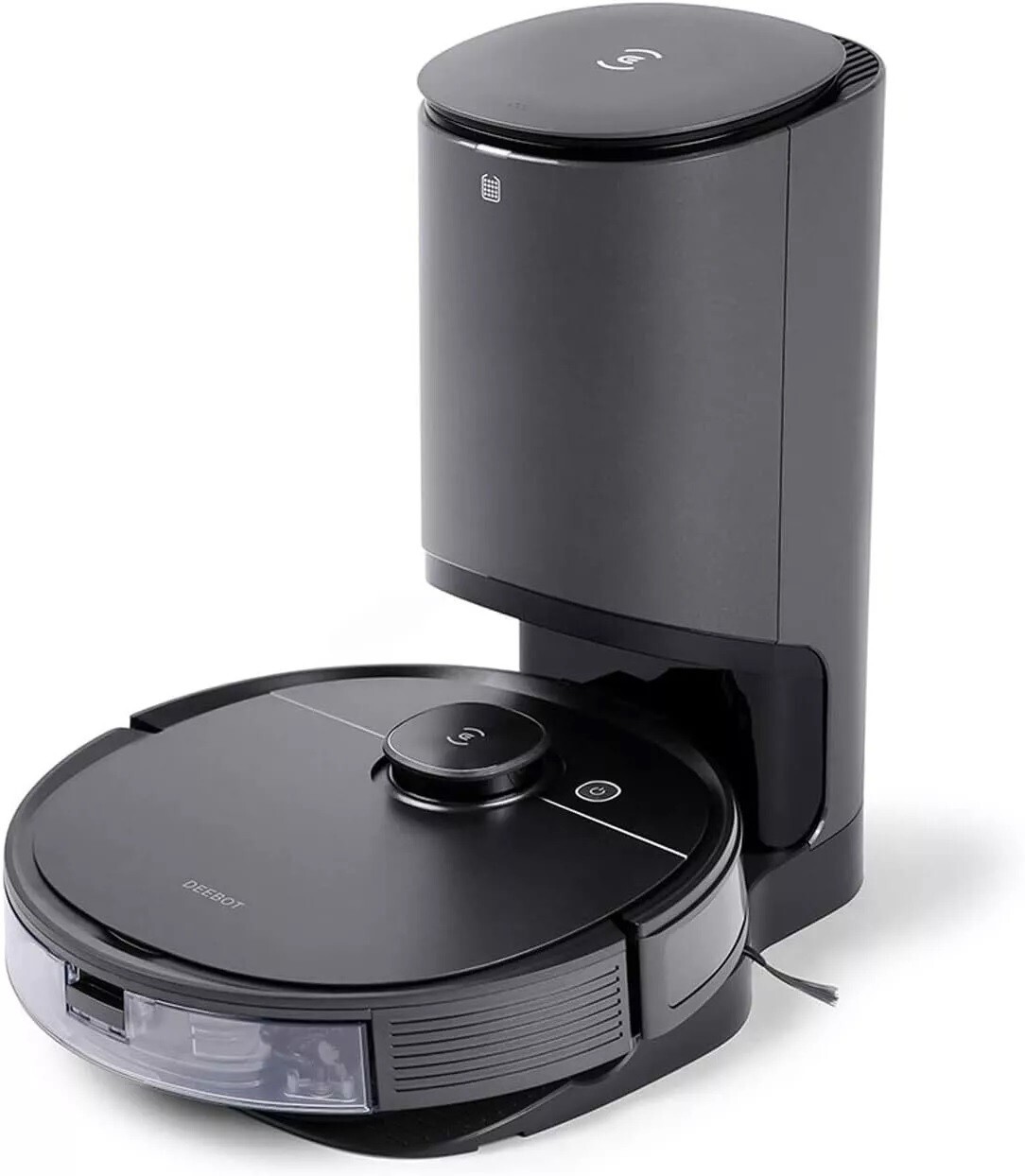 ECOVACS DEEBOT OZMO T8+ Vacuum & Mop Robot w/ Obstacle Avoidance + Auto Empty