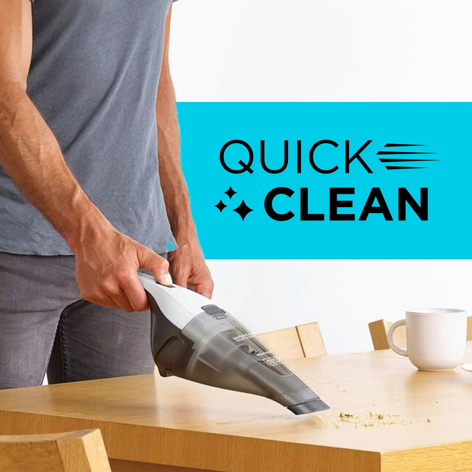 BLACK+DECKER dustbuster® QuickClean™ Cordless Handheld Vacuum – HNVC215B10