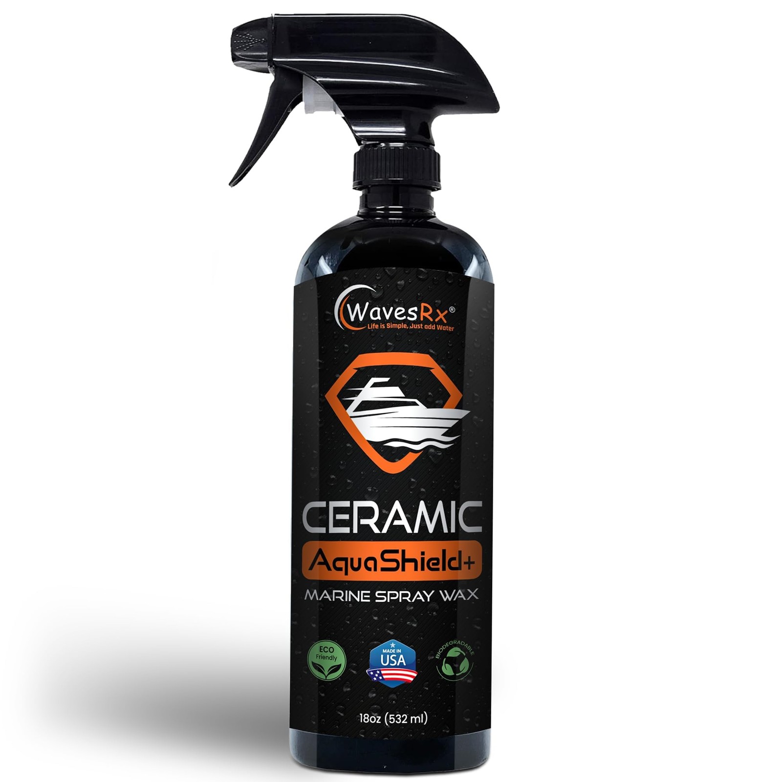 WavesRx High-Performance Ceramic Spray Coating for Boats & Jet Skis (AquaShield+