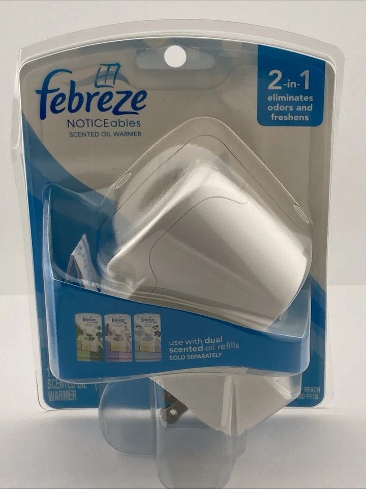 Febreze NOTICEables Scented Oil Warmer Plug In 2 in 1 Air Freshener NO REFILL