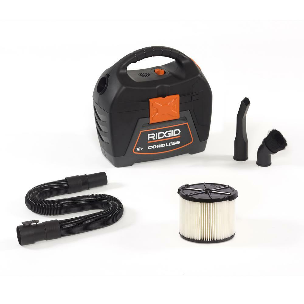 Cordless Wet Dry Vac Handheld Light Weight Portable 3 Gal. 18-Volt Home Shop NEW