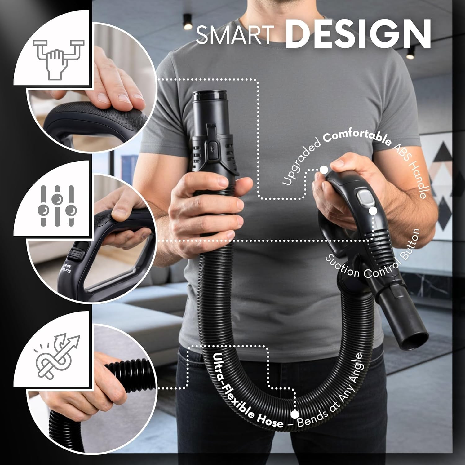 Replacement Hose Handle for Shark Vacuums Only For Models LA502 LA322 LA300