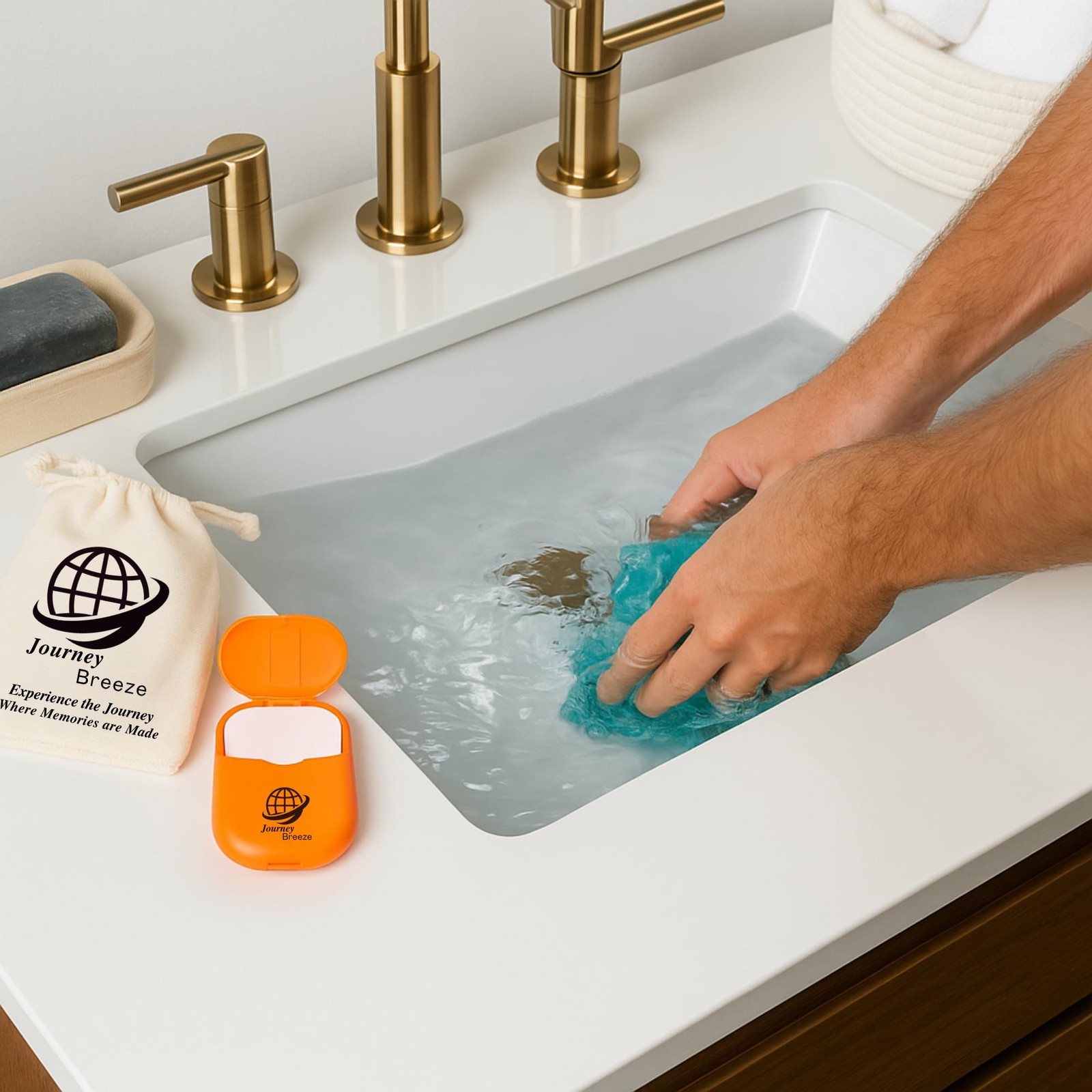 Travel Laundry Detergent Sheets 50 Pack – Compact Travel Detergent for Sink W…