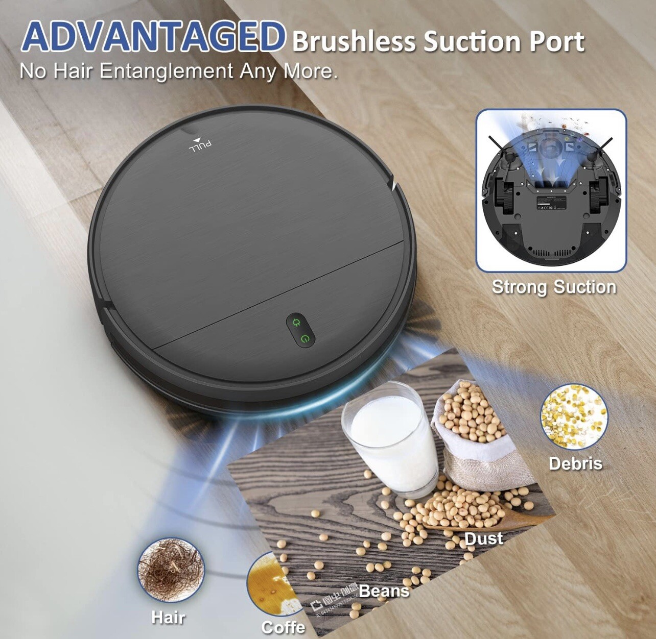 BR151 Robot Vacuum and Mop Combo
