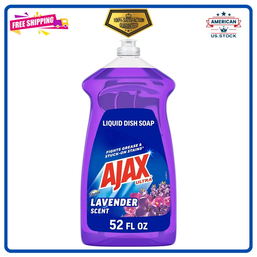 Ajax Ultra Liquid Dish Soap Vinegar and Lime Scent 90 fl oz