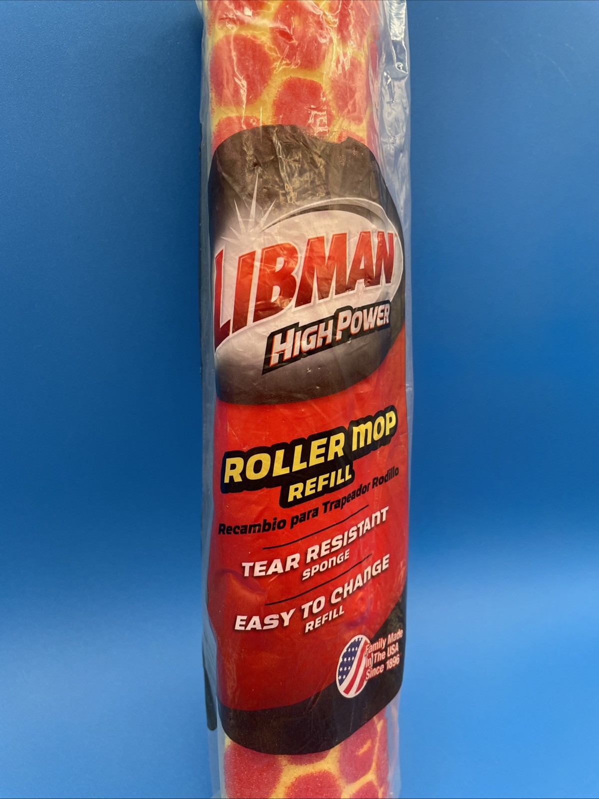New Libman Mop Refill 956 High Power Roller Tear Resistant Sponge Made In USA