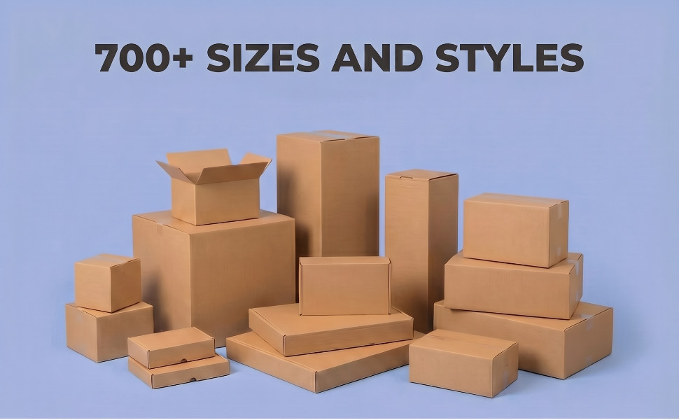 BOX Shipping Boxes Small 12″L x 8″W x 6″H 100-Pa, Corrted Box for