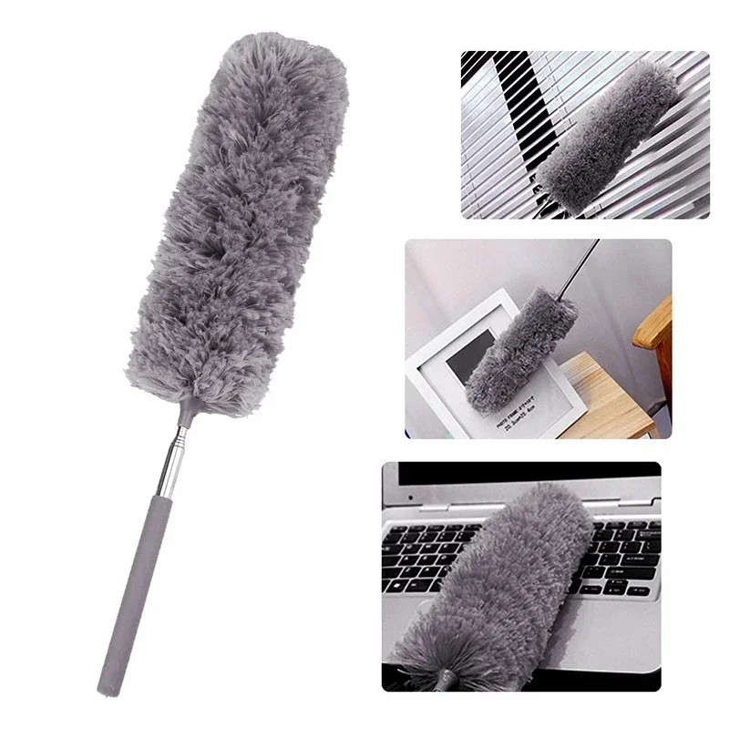 360° Telescopic Microfiber Duster Flexible Dust Cleaning Brush