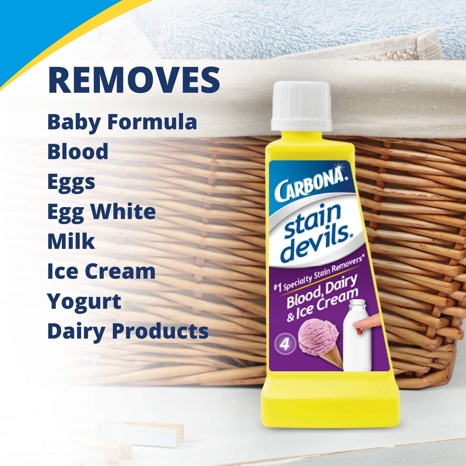Carbona Stain Devils® #4 – Blood, Dairy & Ice Cream | Professional Str