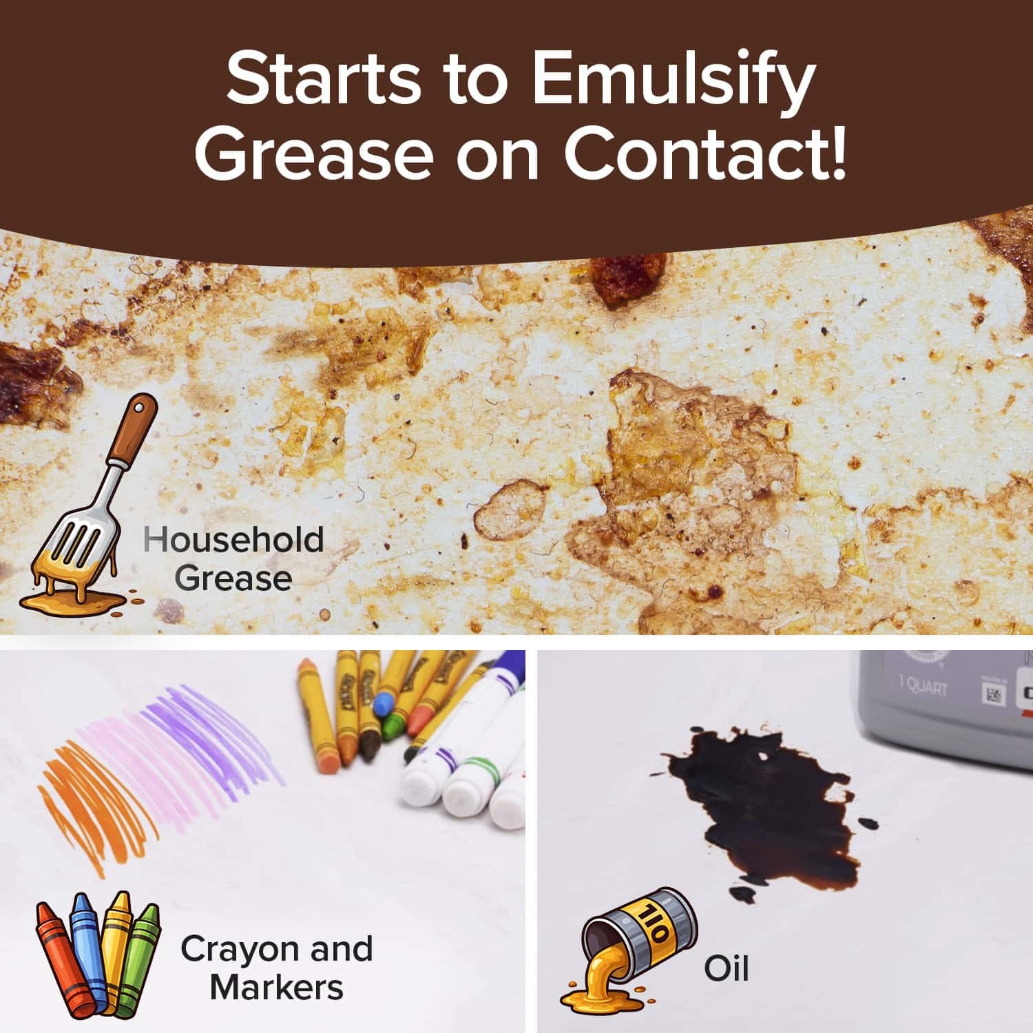 Bull Shot Degreaser Pro Foaming Grime Remover Spray Made in USA