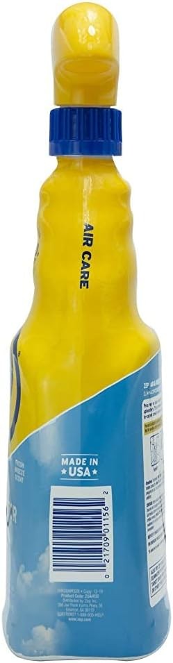 Zep Air & Fabric Odor Eliminator 32oz Spray Fresh Deodorizer Pet Smoke Odor
