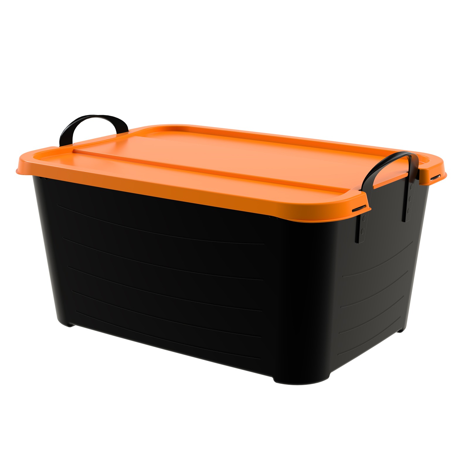 Life Story 55 Quart Stackable Storage Bin, Heavy Duty Lidded Container, 6 Pack