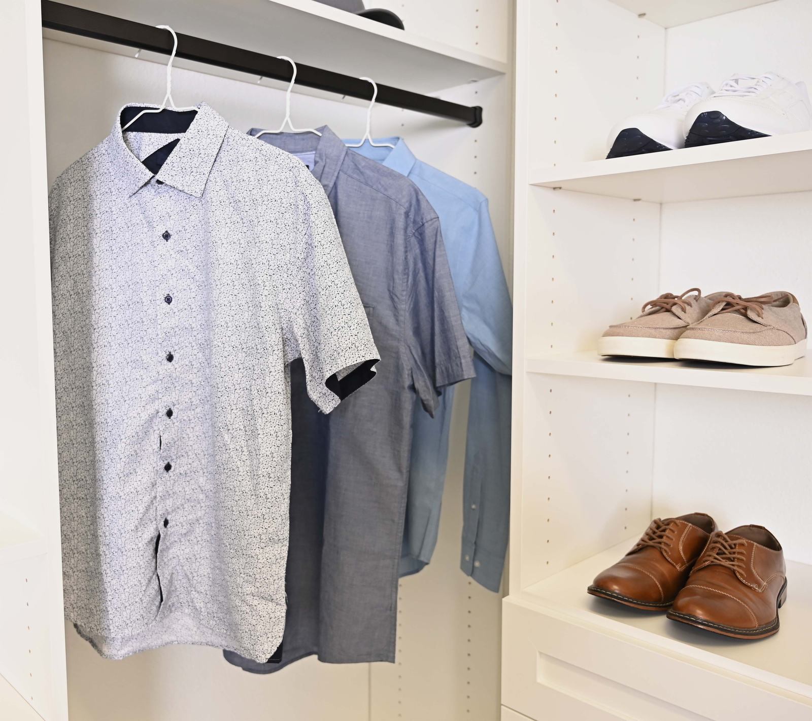 (6 pack) Drip Dry Wire Clothing Hangers, 10 Pack, Adult, White, Plastic Coated