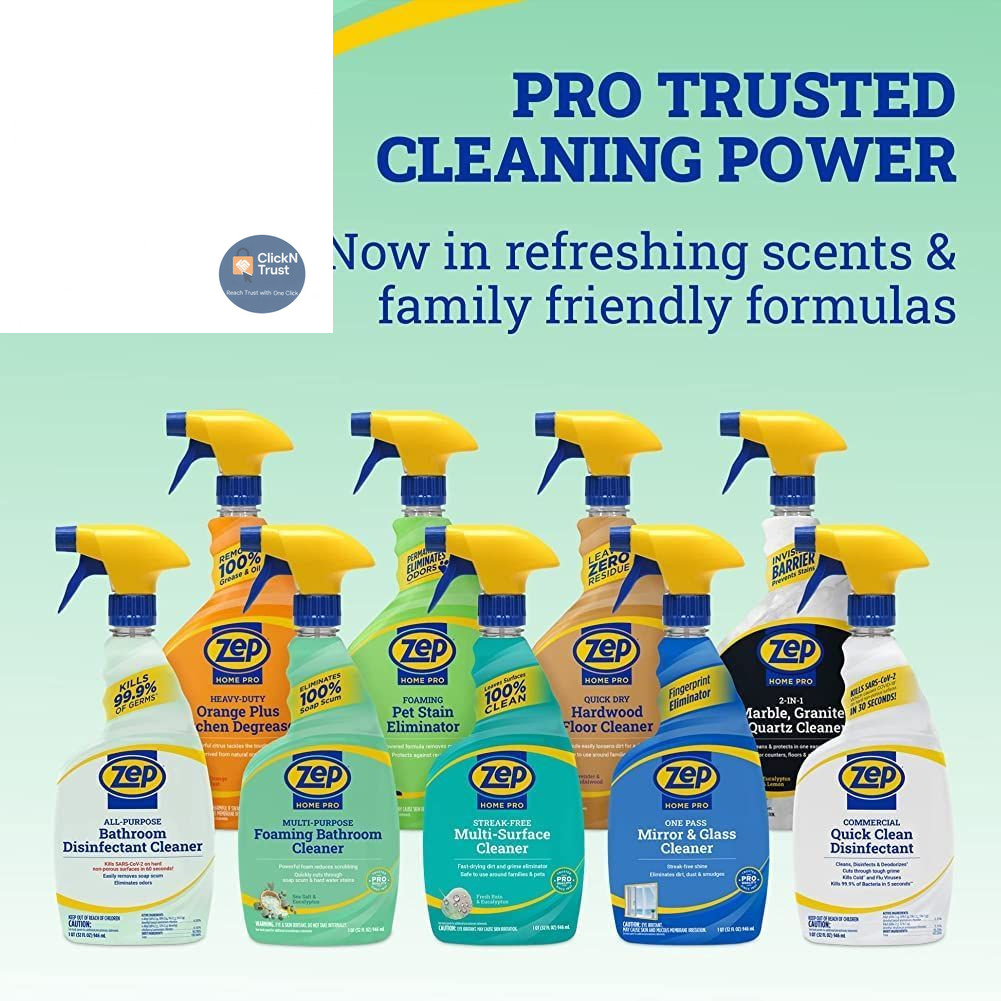 Zep Home Pro Multi-Purpose Foaming Bathroom Cleaner – 32 32 Fl Oz (Pack of 1)