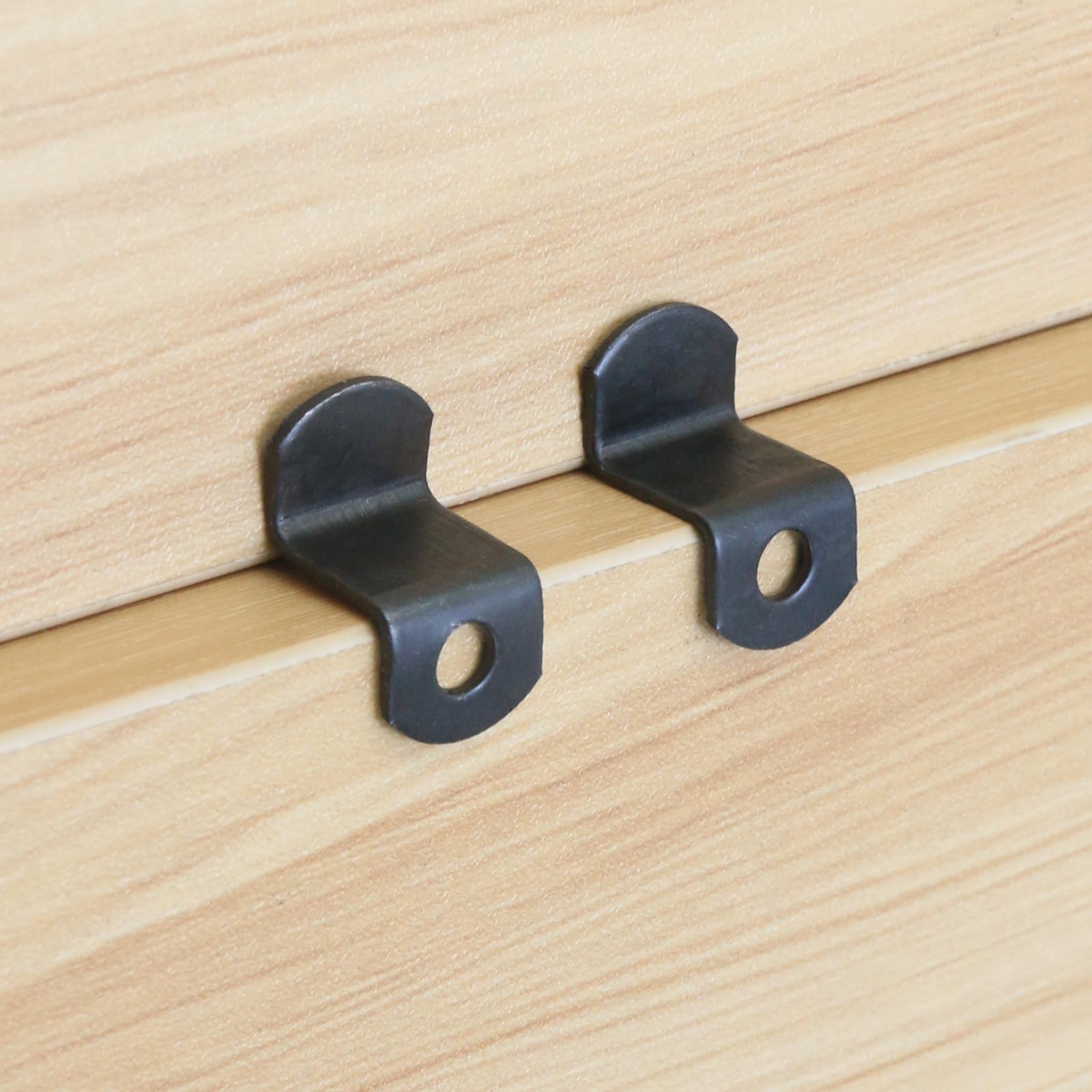 Mewutal 40pcs 1/2″ Depth Flat Offset Canvas Clips, Black 1/2″,