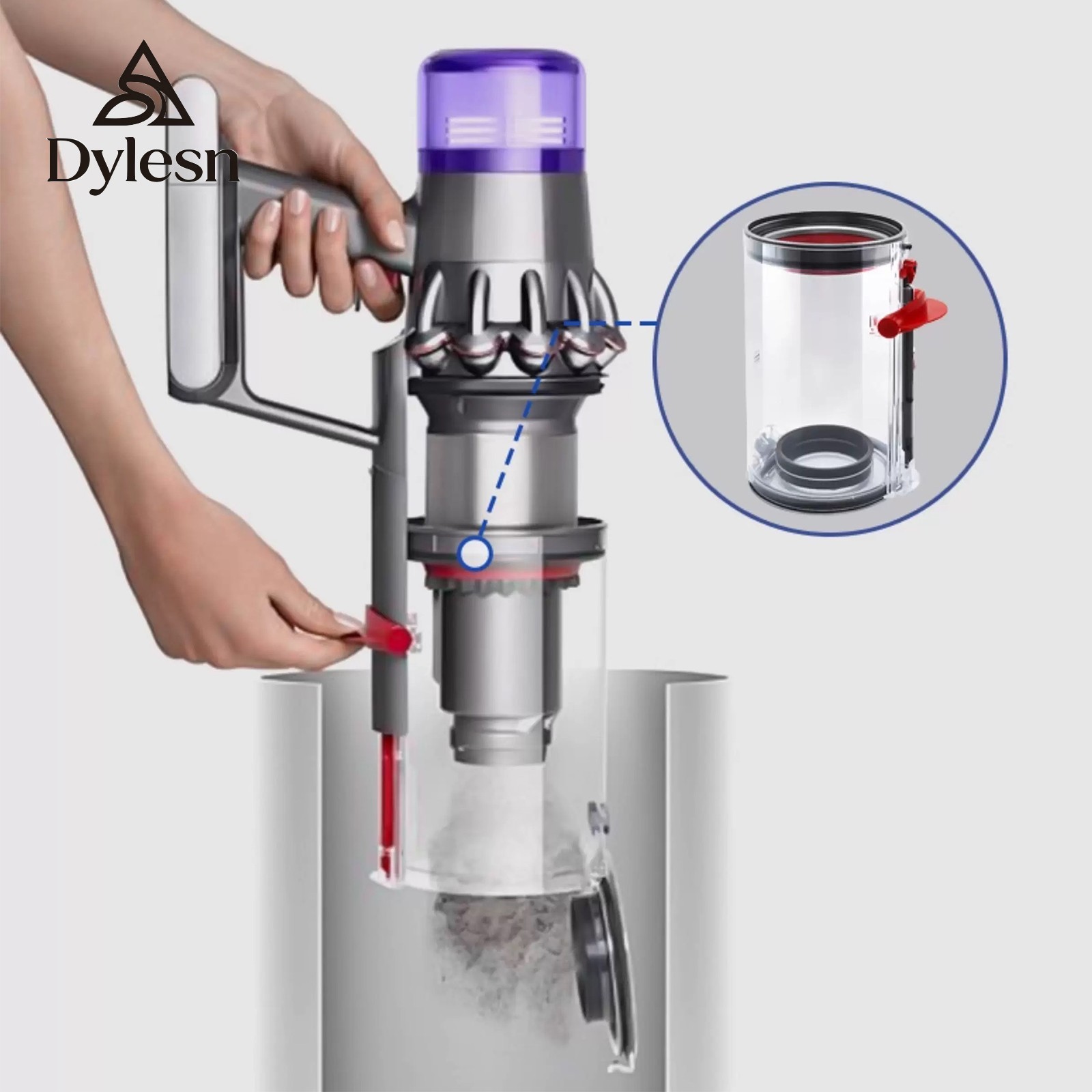 Upgrade Dust Bin Replacement for Dyson V11 Vacuum Cleaner 970050-01