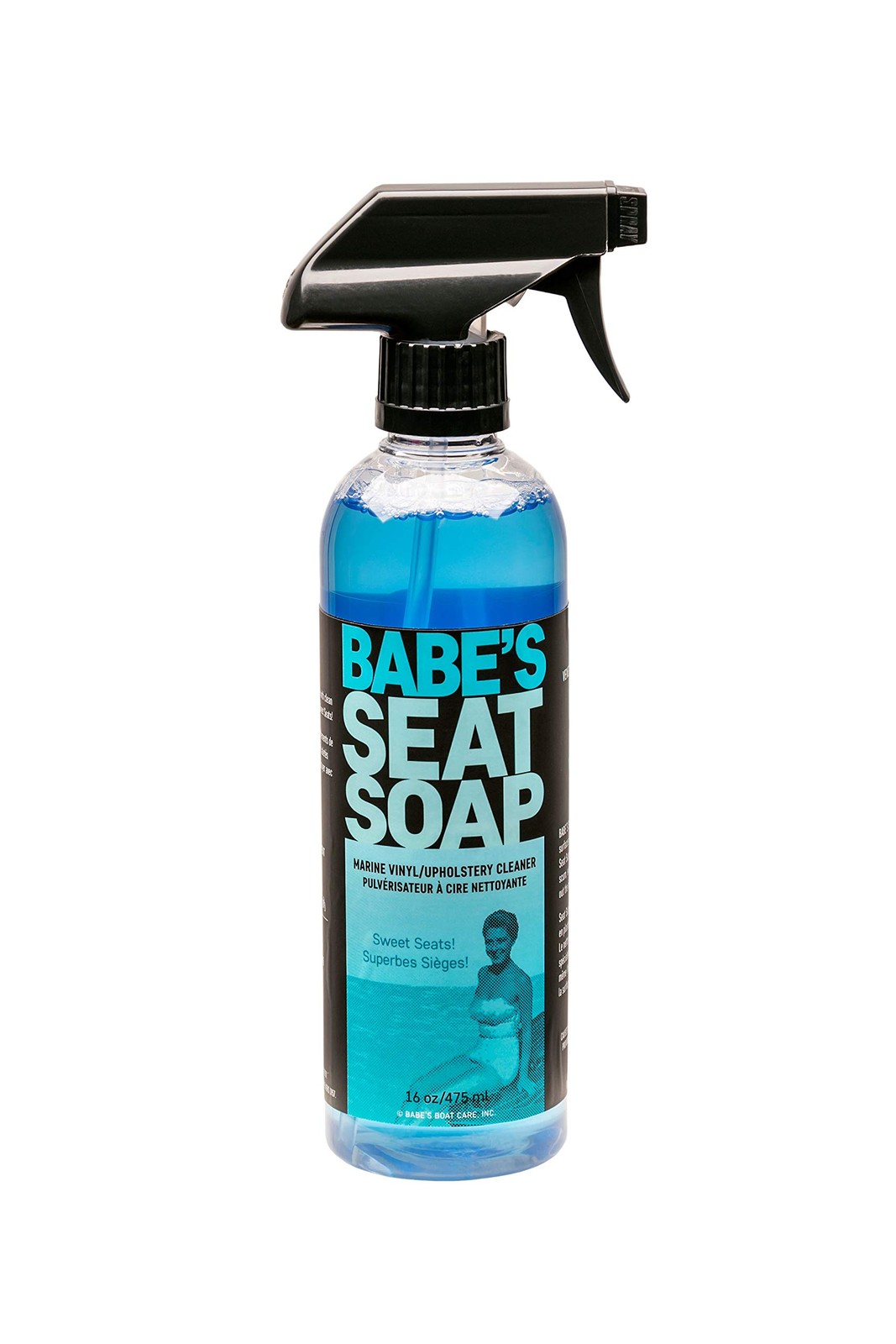 Babes Seat Soap Marine Vinyl Plastic Leather Cleaner Boat 1 Pint/Spray