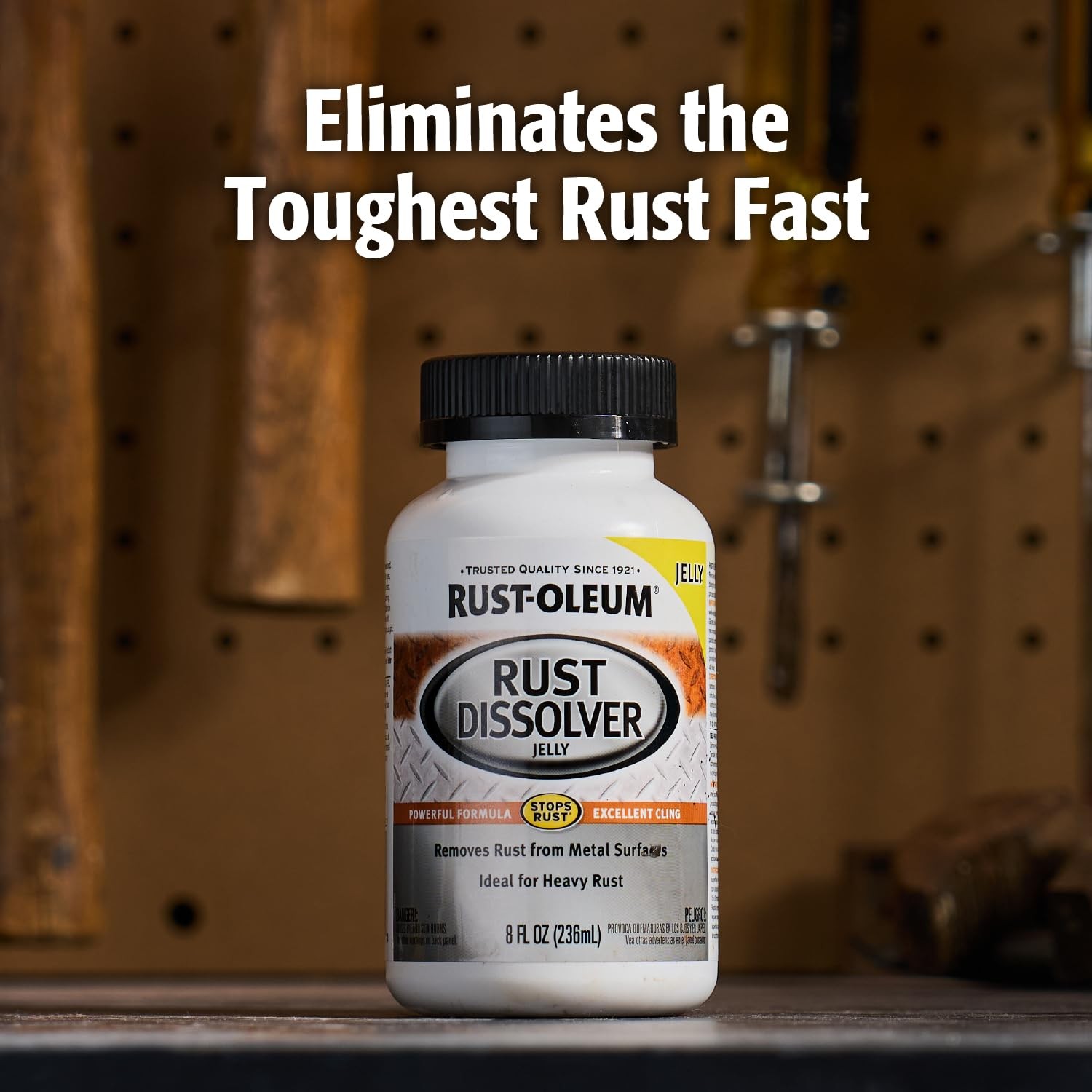 Rust Oleum Rust Dissolver Jelly 8 Fl Oz Fast Acting Easy No Scrub Rust Remover