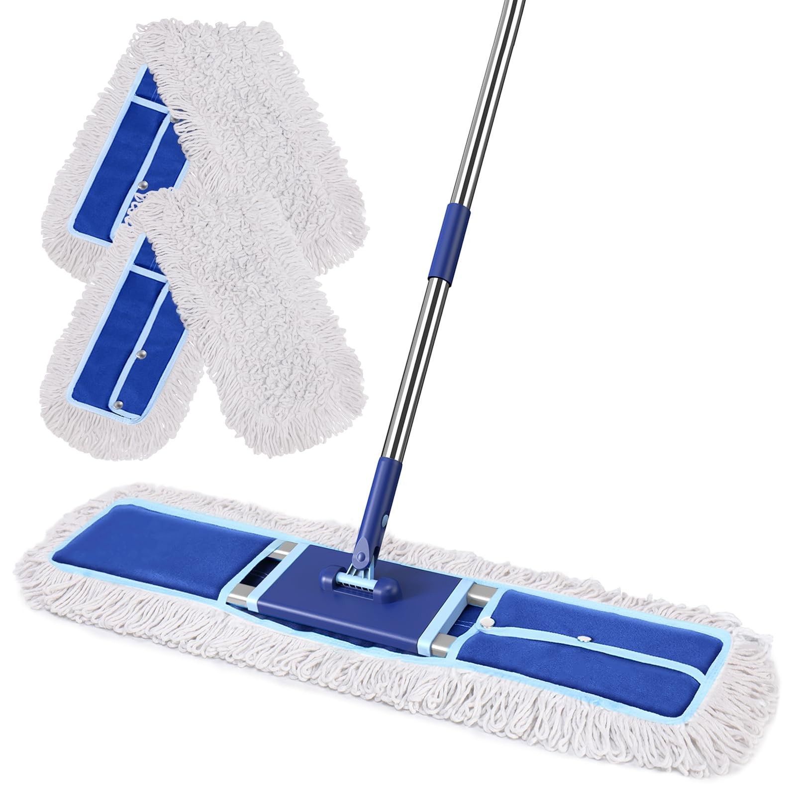 36″ Commercial Dust Mop: Dry Dust Broom for Hardwood Floors Cleaning – 2 Mop …