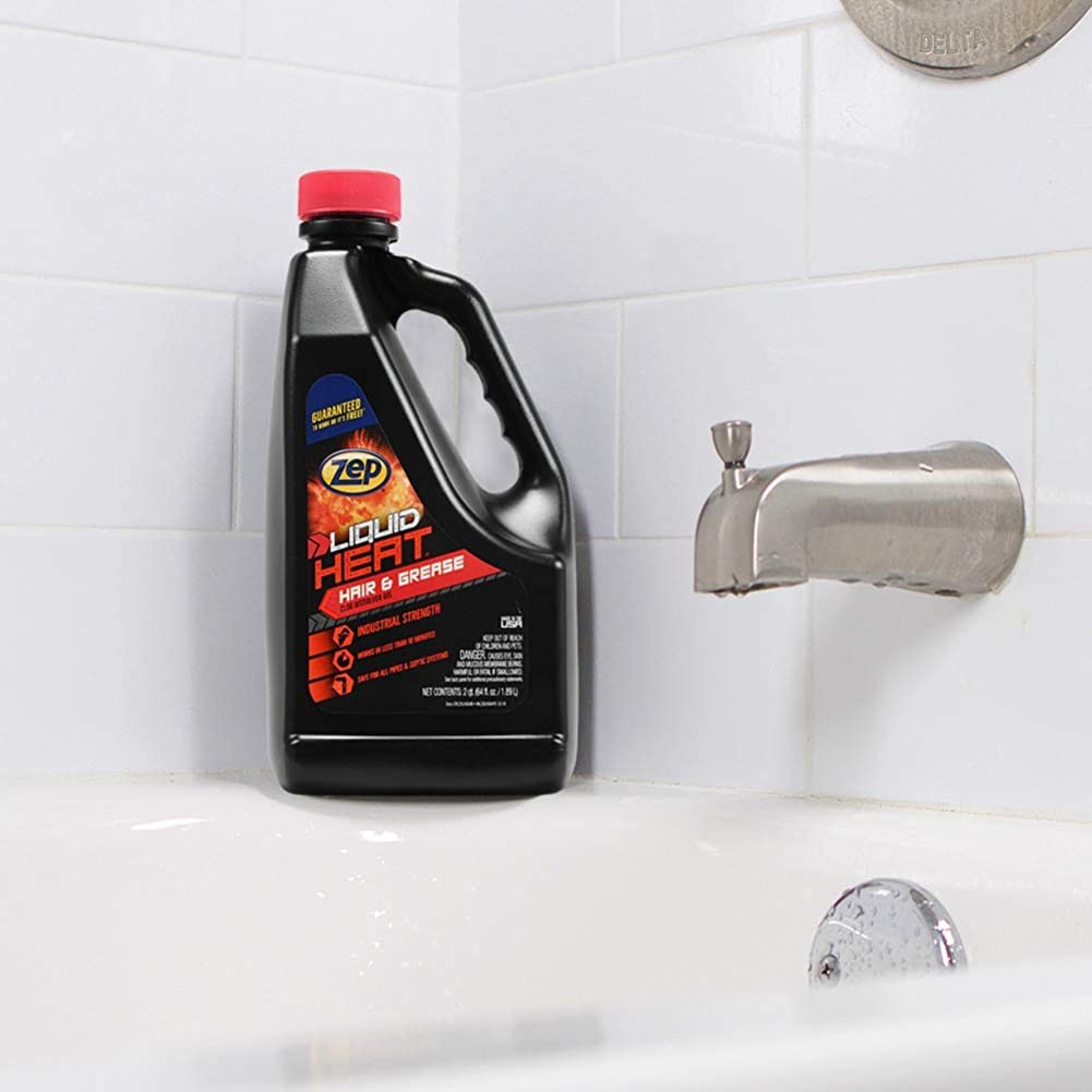 Zep Liquid Heat Hair and Grease Clog Dissolver Gel 64 oz ZULHG64