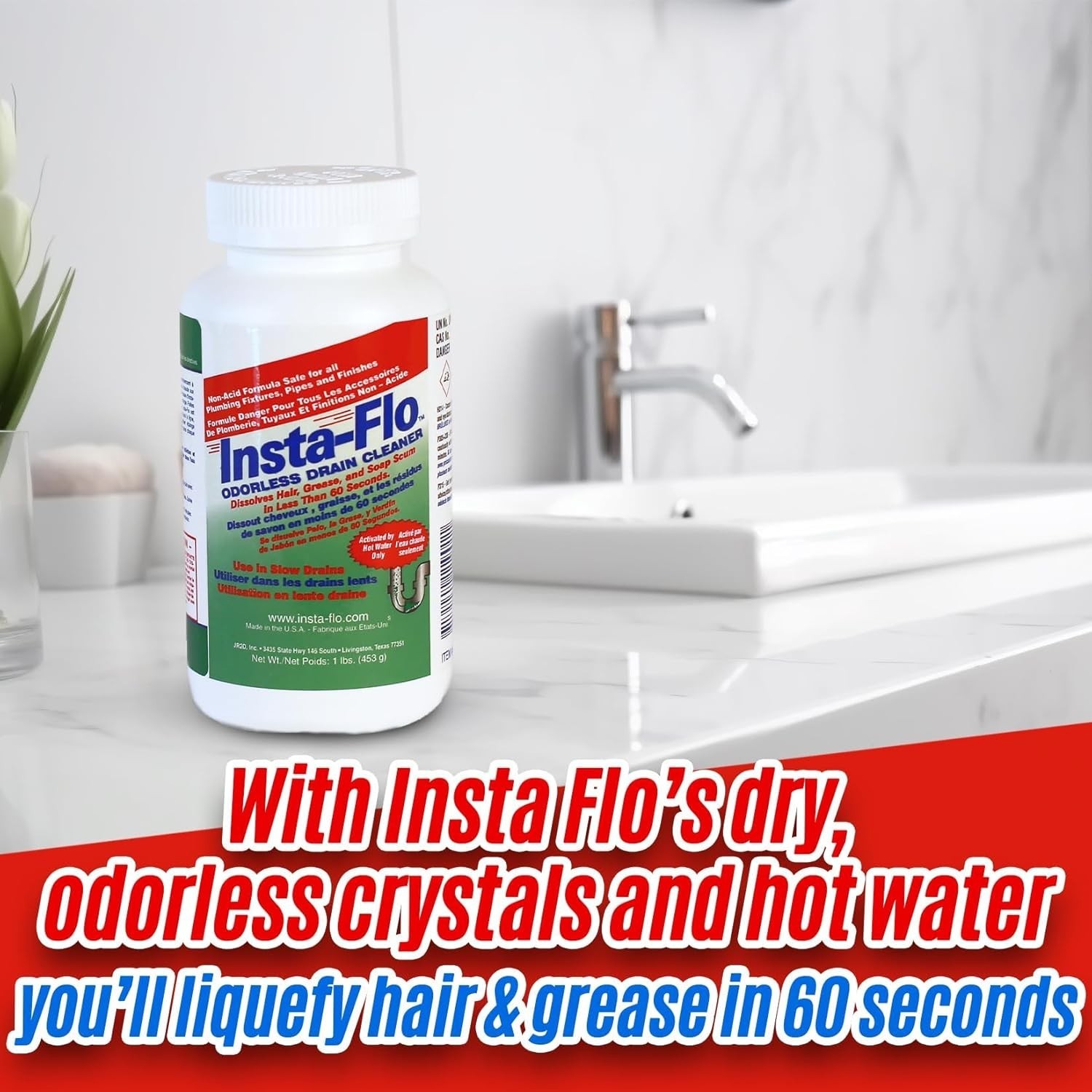 Thrift Marketing 2LB Insta Drain Cleaner