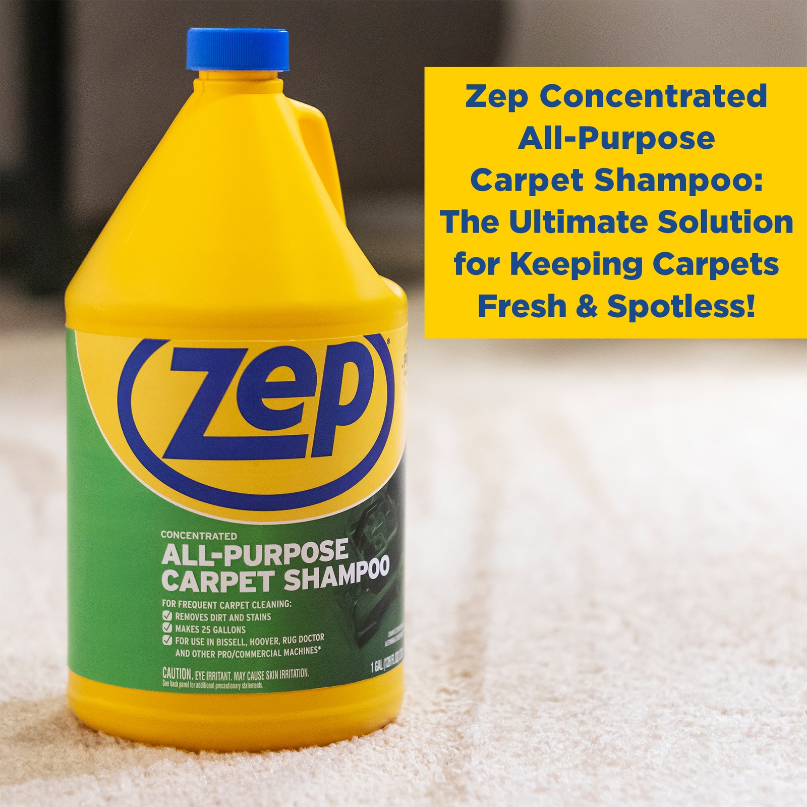 Zep All-Purpose Carpet Shampoo Concentrate Cleaner