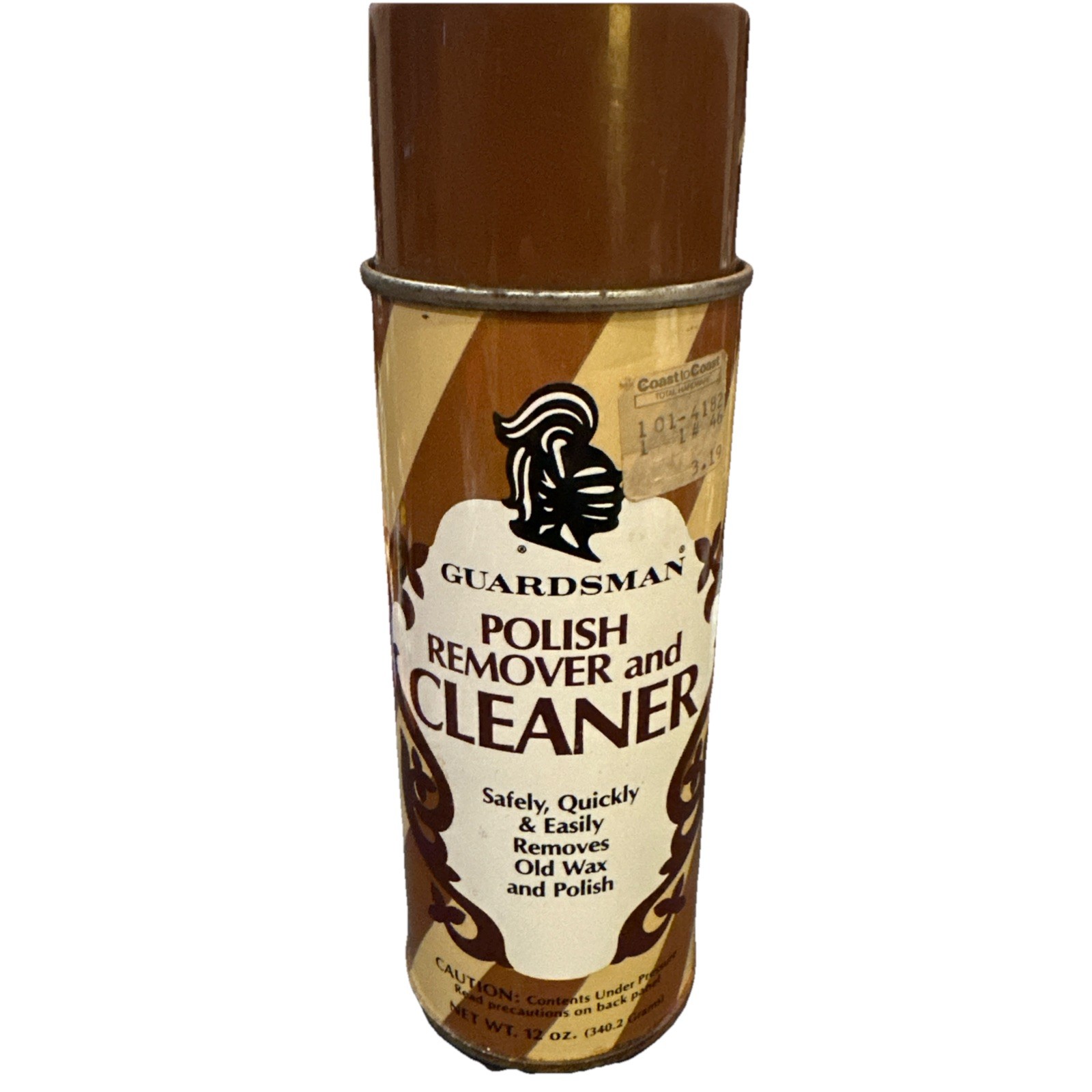 Vintage Guardsman Polish Remover and Cleaner – Aerosol 12oz 90% Full