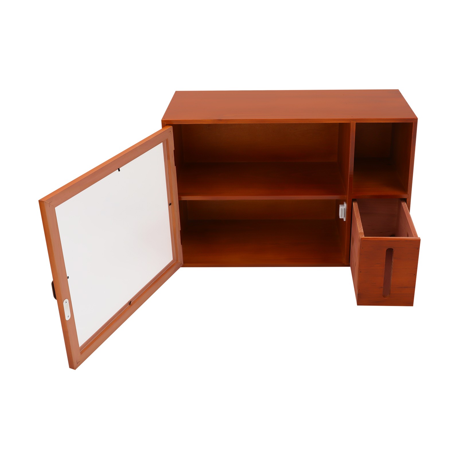 Storage Rack With Door, Countertop Organizer for Bread, Cup, Jar, Small Decor