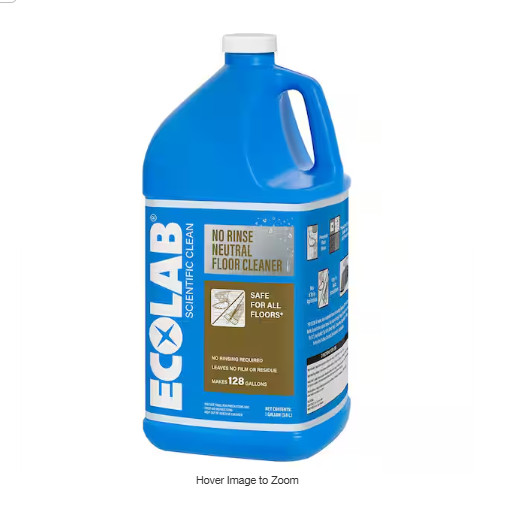 No Rinse Neutral Floor Concentrate Cleaner, Residue Free Formula for Tile 1 Gal.