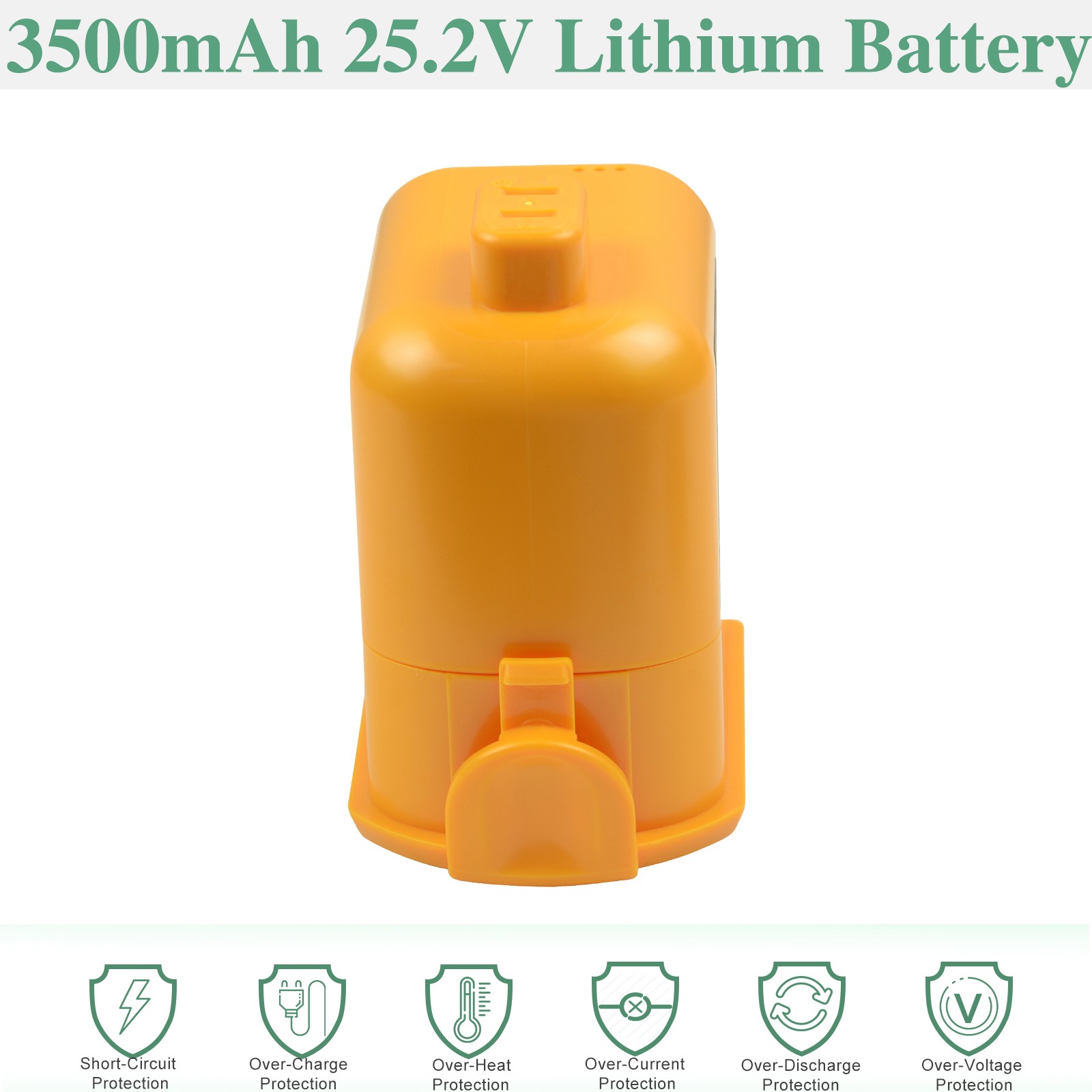 25.2V 3.5Ah Li-ion Battery For LG Cord Zero A9 Cordless Vacuums A926 A927 A929